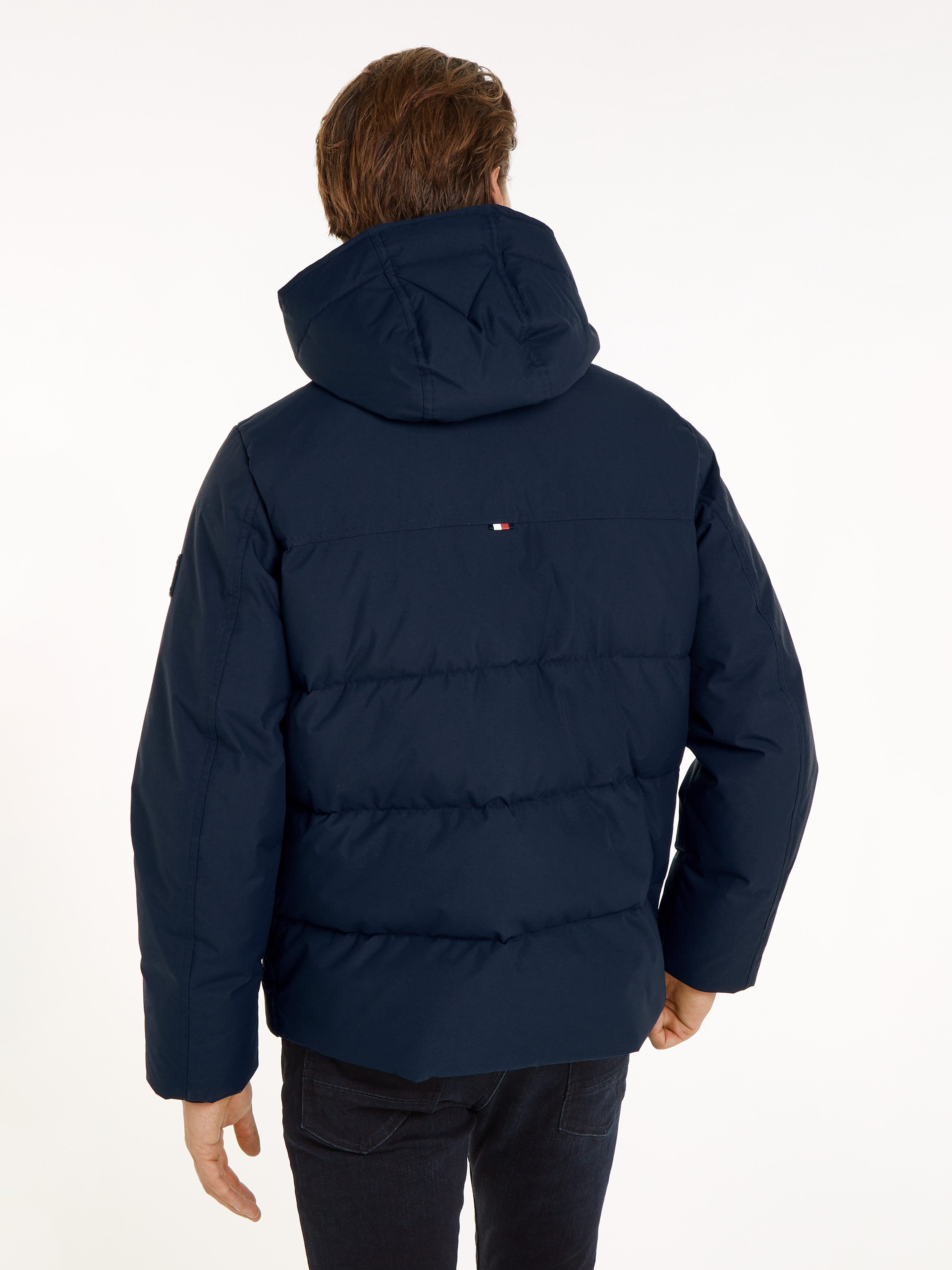 Tommy Hilfiger Parka ROCKIE UTILITY HOODED JACKET Afneembare capuchon met koord 2-weg rits