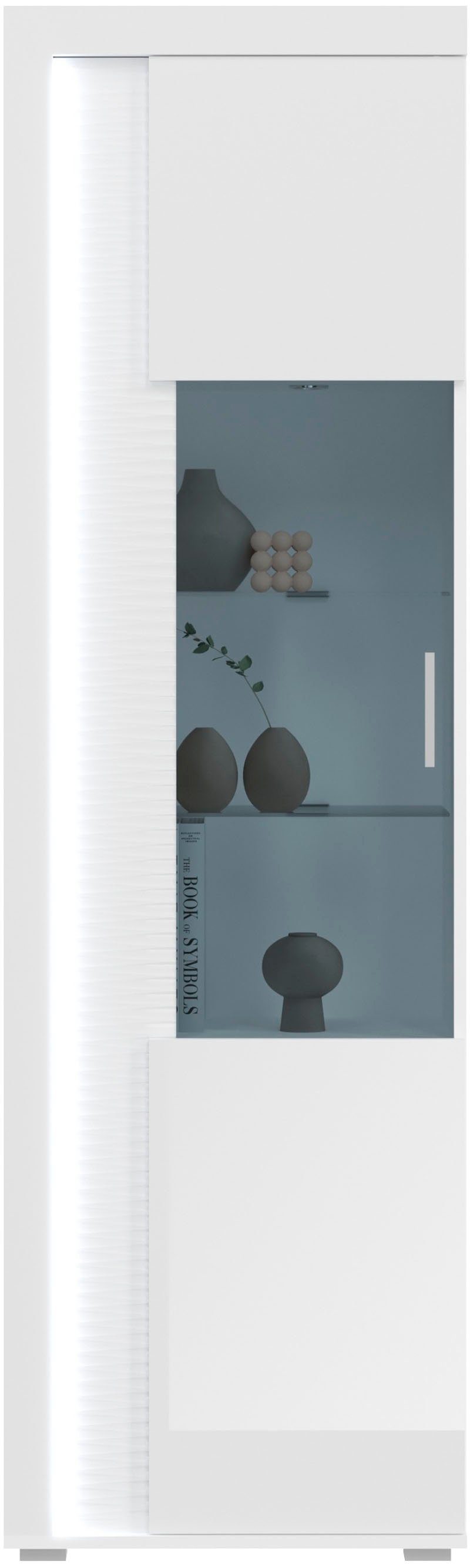 INOSIGN Wandmeubel Viborg, 4-delig Set, inclusief verticale frontverlichting, bestaande uit: (4-delig)