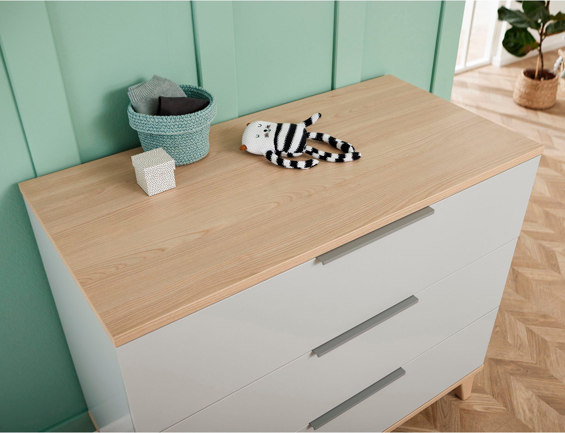 PAIDI Kinderwelten Commode Fiene 3 laden, bovenste lade volledig uittrekbaar