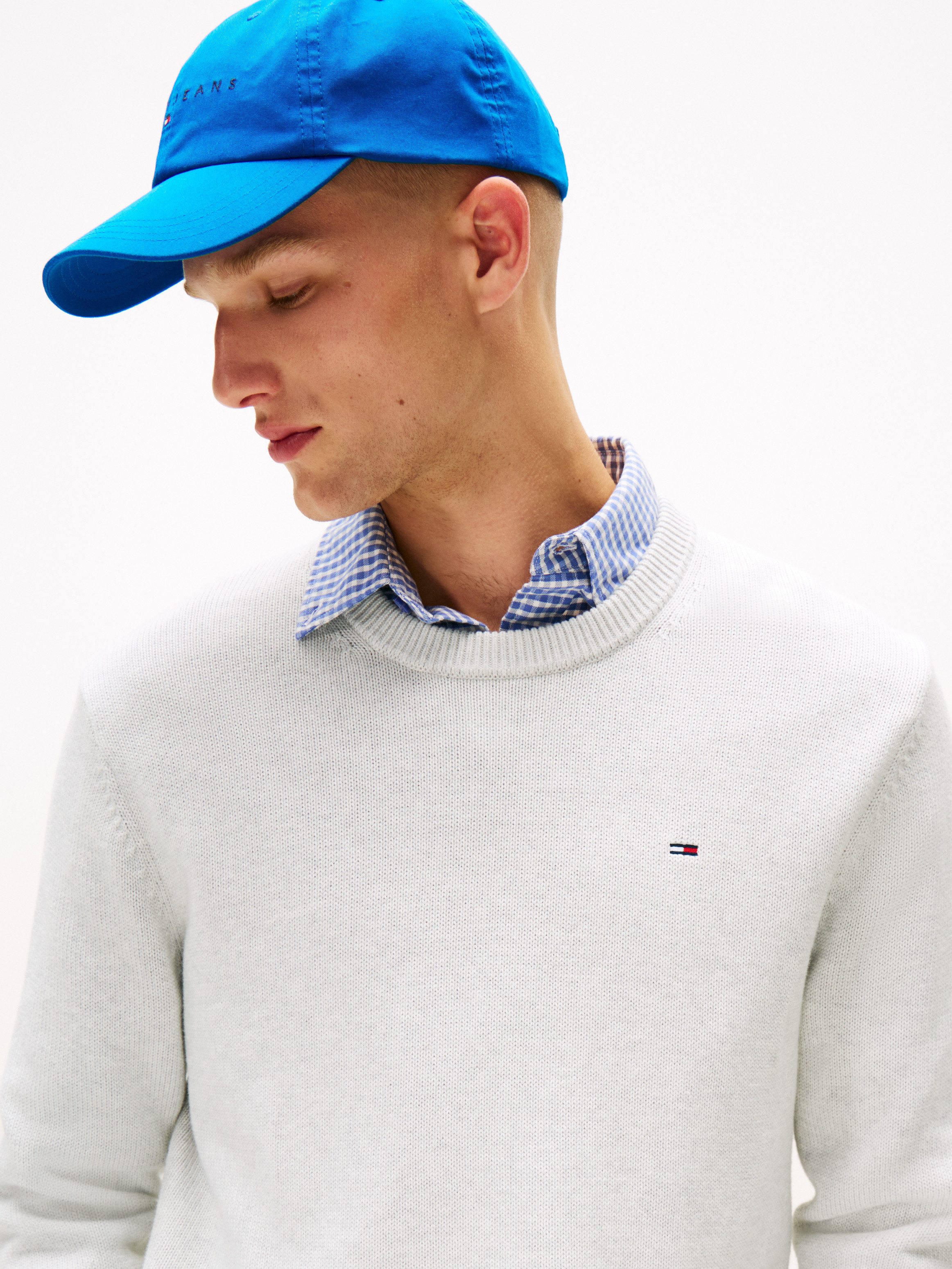 TOMMY JEANS Trui met ronde hals Slim fit met ronde hals