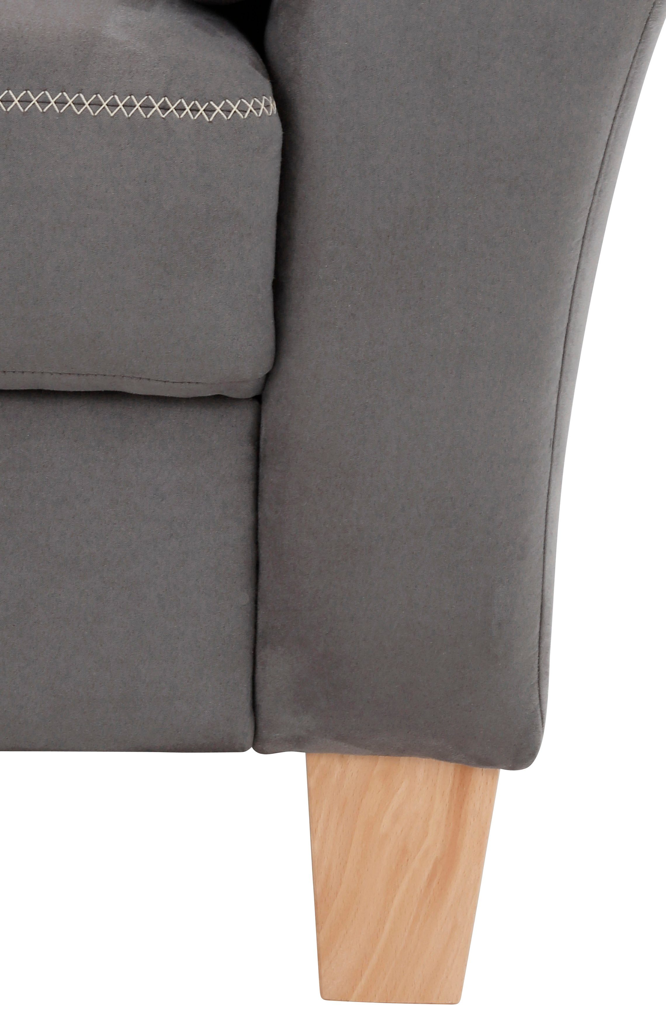 Home affaire Hoekbank Soleo L-model comfortabel door trapezehoek met relaxfunctie, ook met slaapfunctie