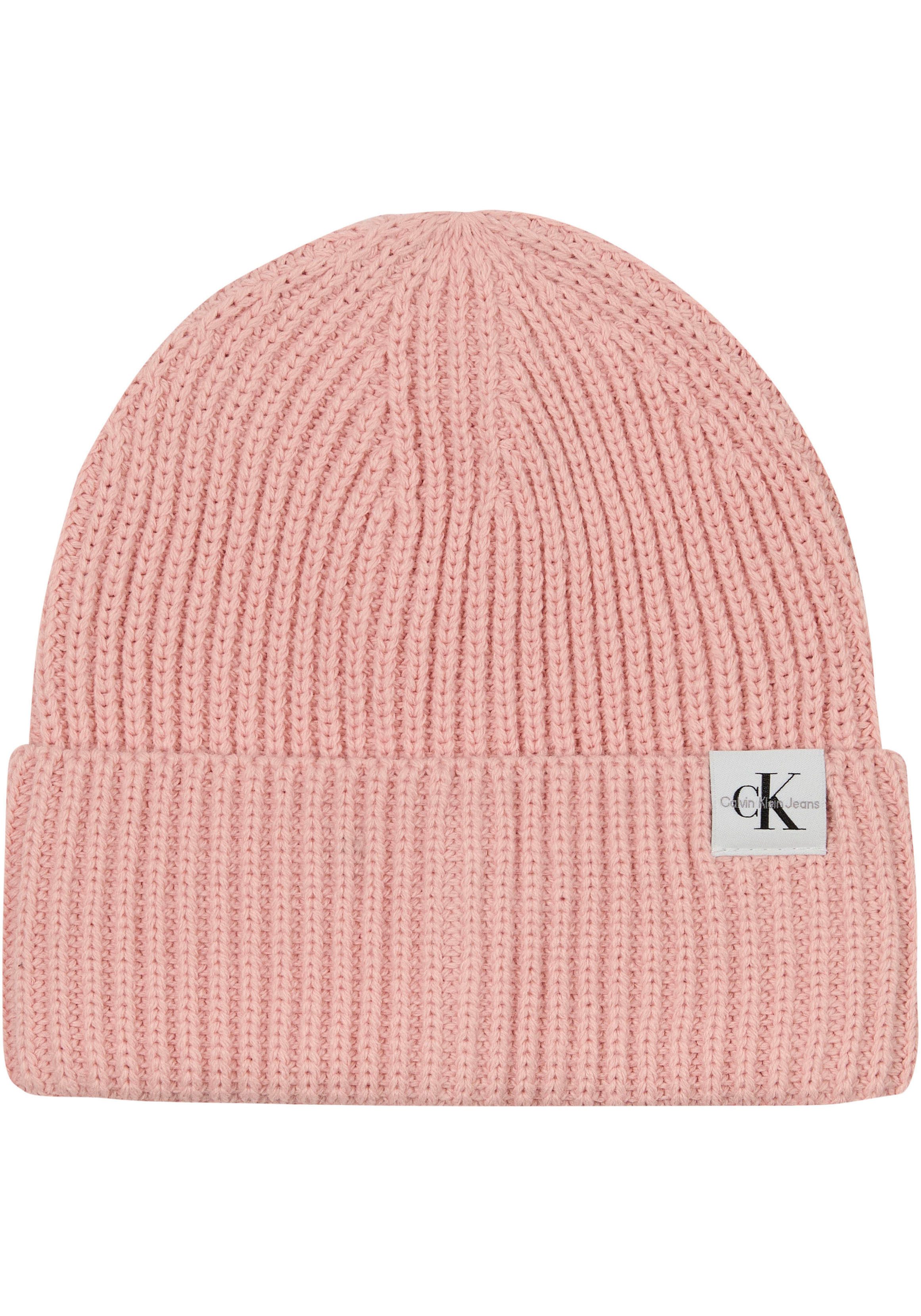 Calvin Klein Beanie MONOGRAM RIB BEANIE