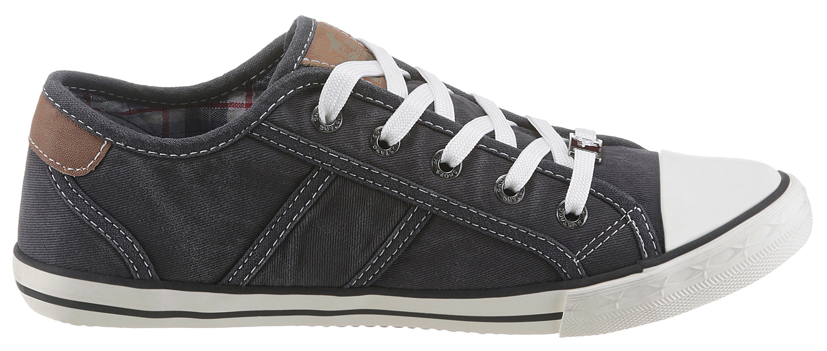 Mustang Shoes Sneakers , vrijetijdsschoen, lage schoen, veterschoen met mustang merklabel