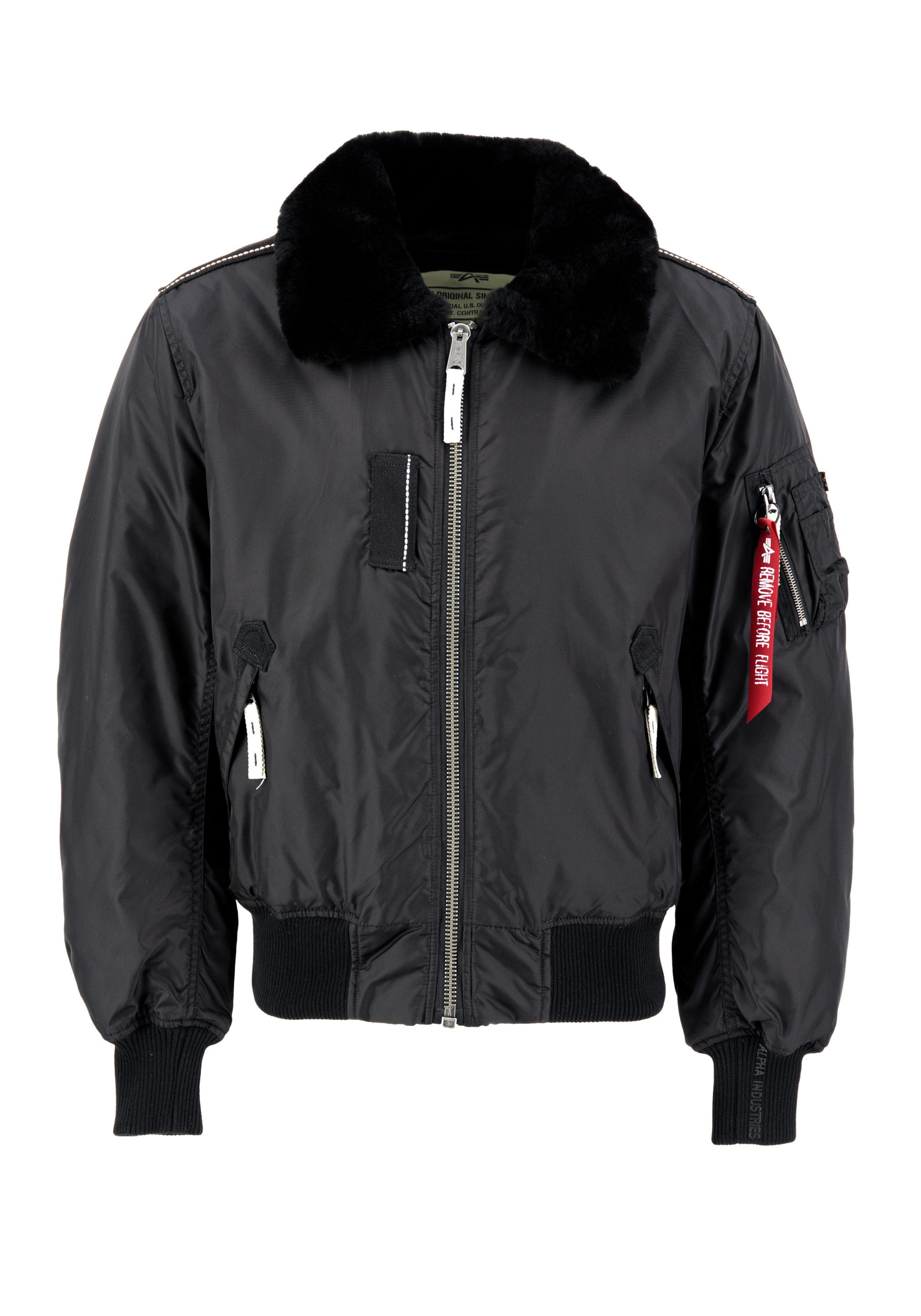 Alpha Industries Injector III Flight Jacket Black