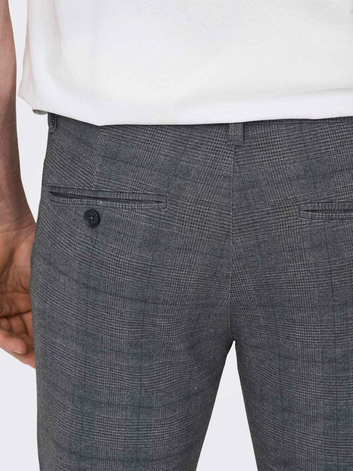 ONLY & SONS Chino ONSMARK SLIM CHECK 020919 PANT NOOS
