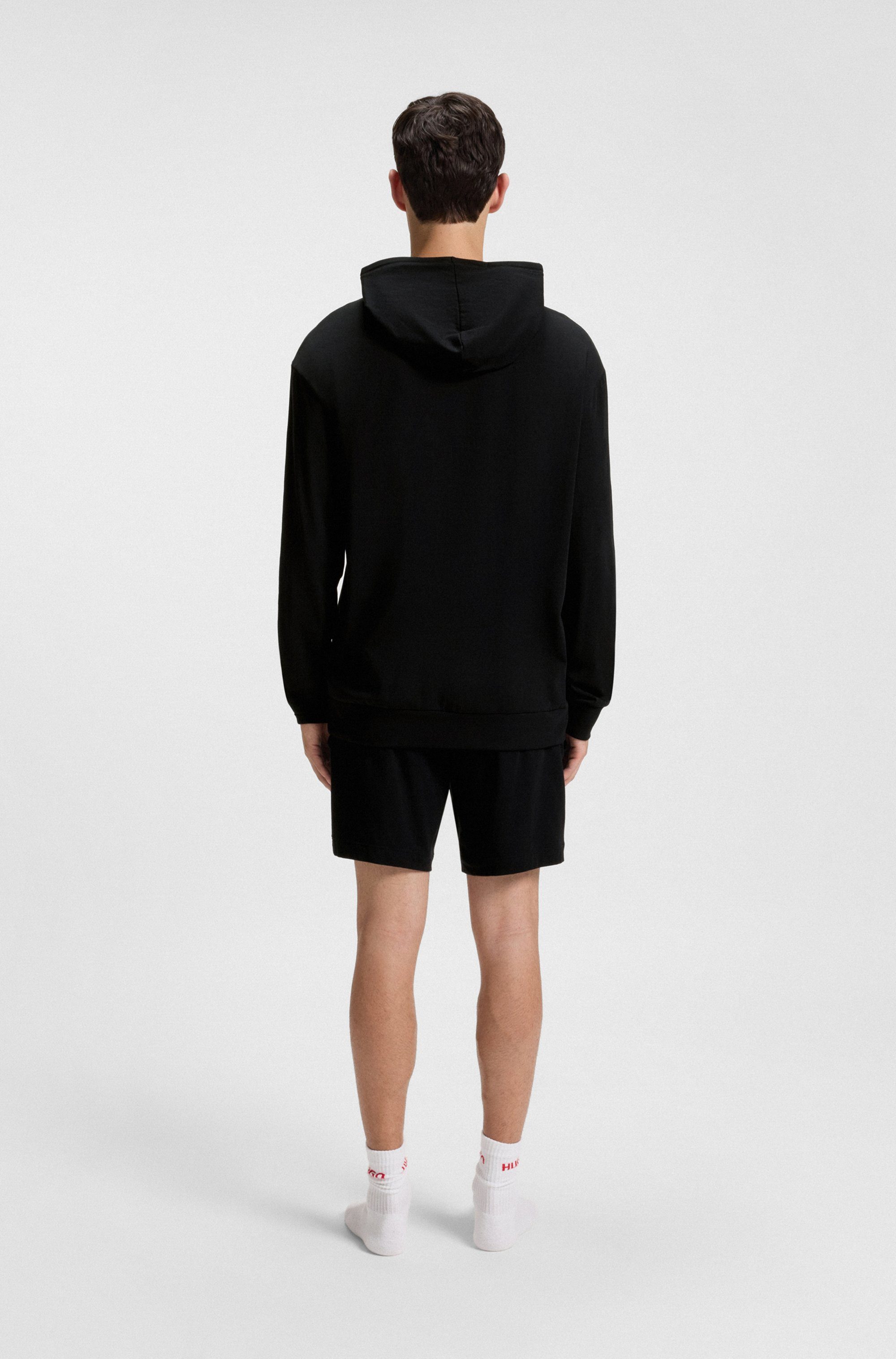 HUGO underwear Hoodie met merklabel