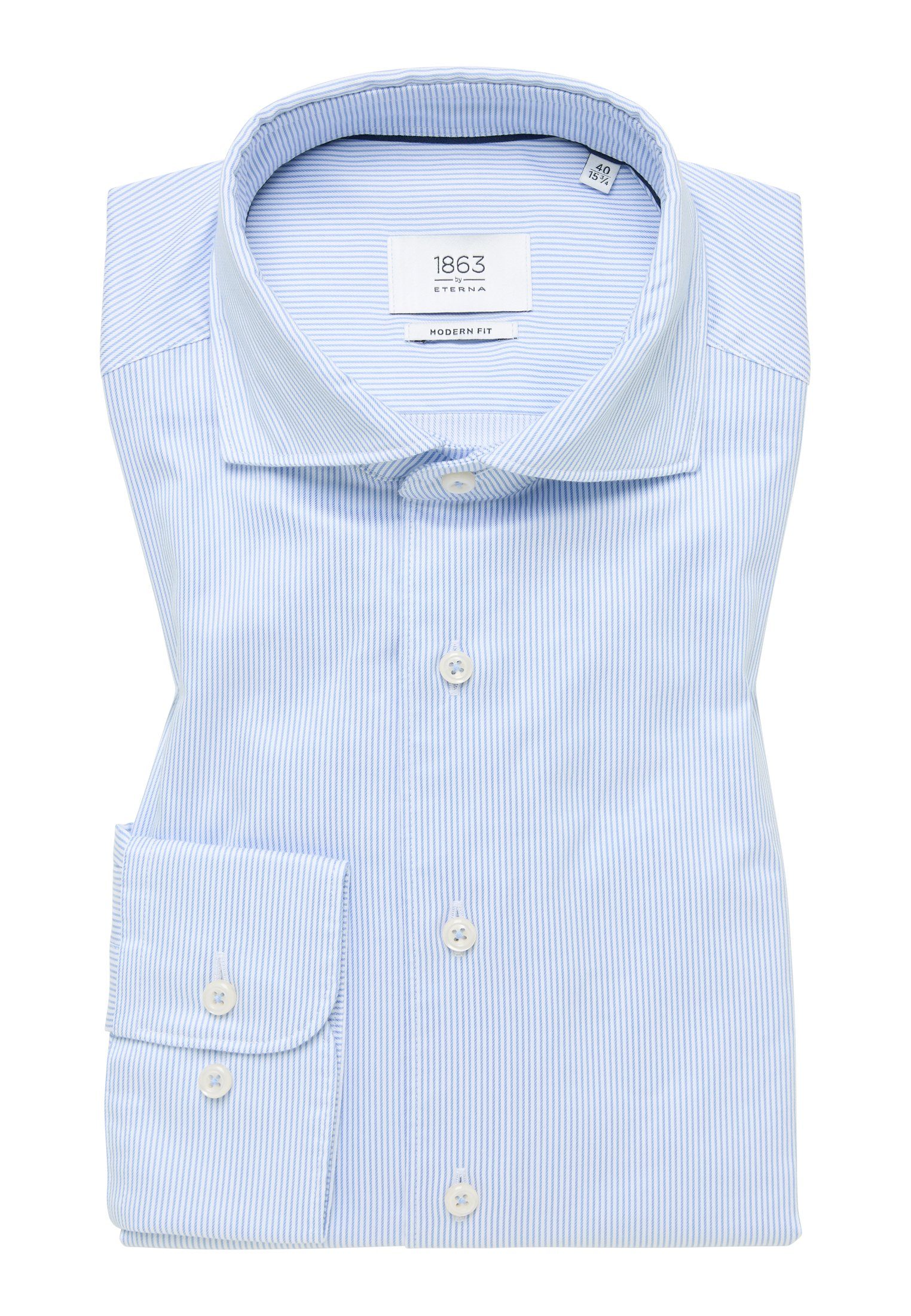 Eterna Overhemd met lange mouwen MODERN FIT EASY IRON (gemakkelijk te strijken)