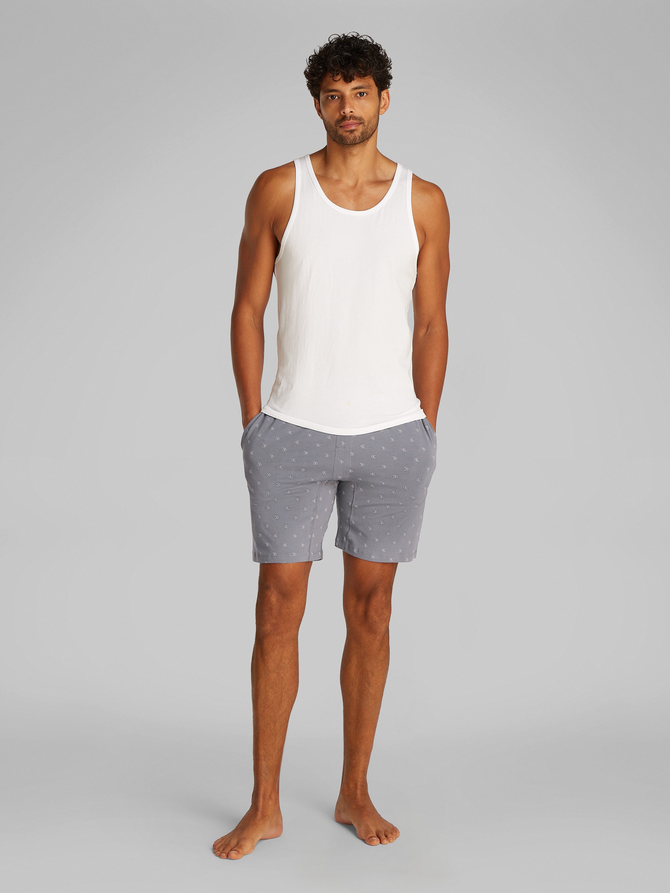 Calvin Klein Pyjamashort SLEEP SHORT met logoband