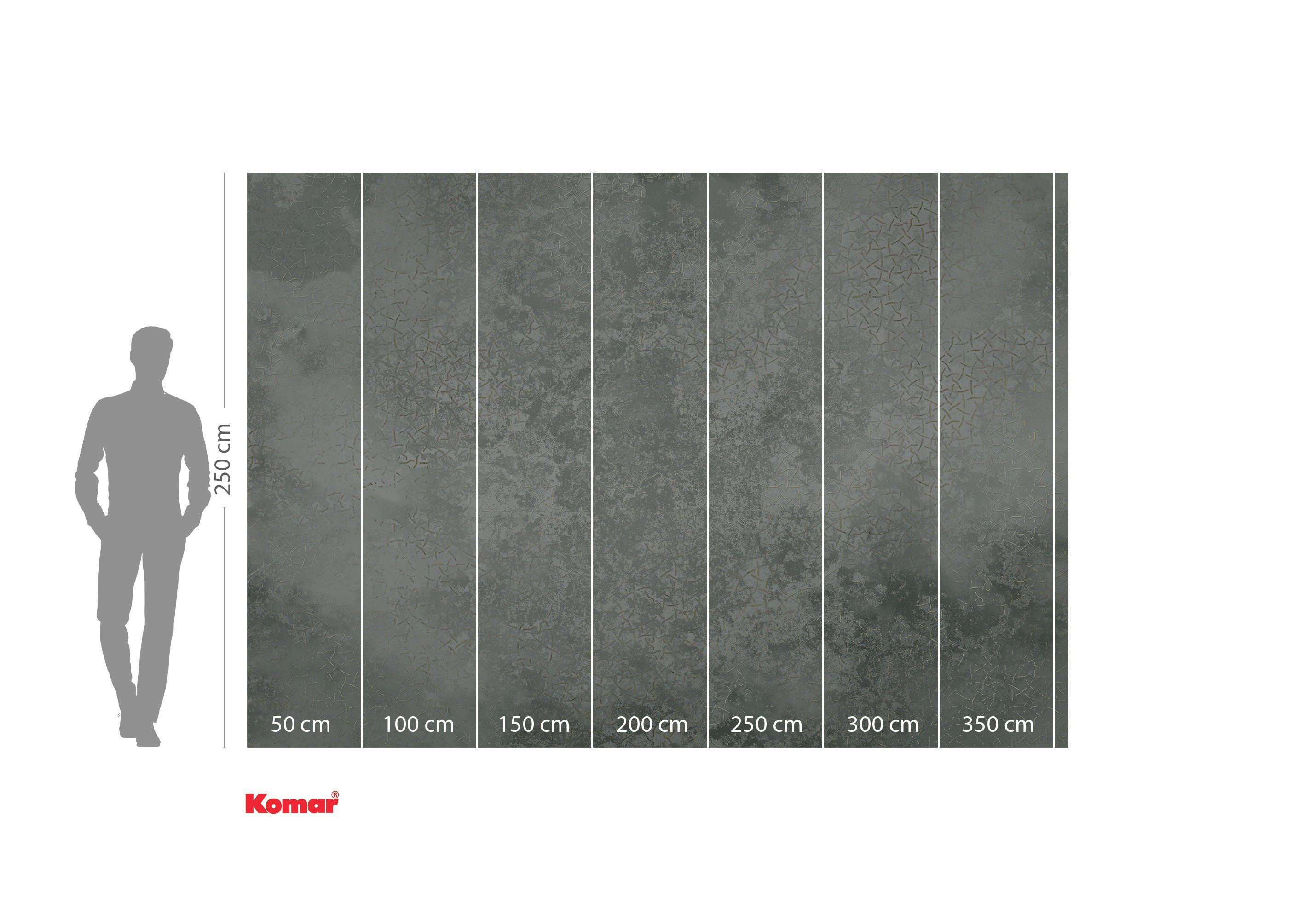 Komar Fotobehang Digitale print vlies - Obfuscated Ornament - Afmeting 400 x 250 cm (1 stuk)
