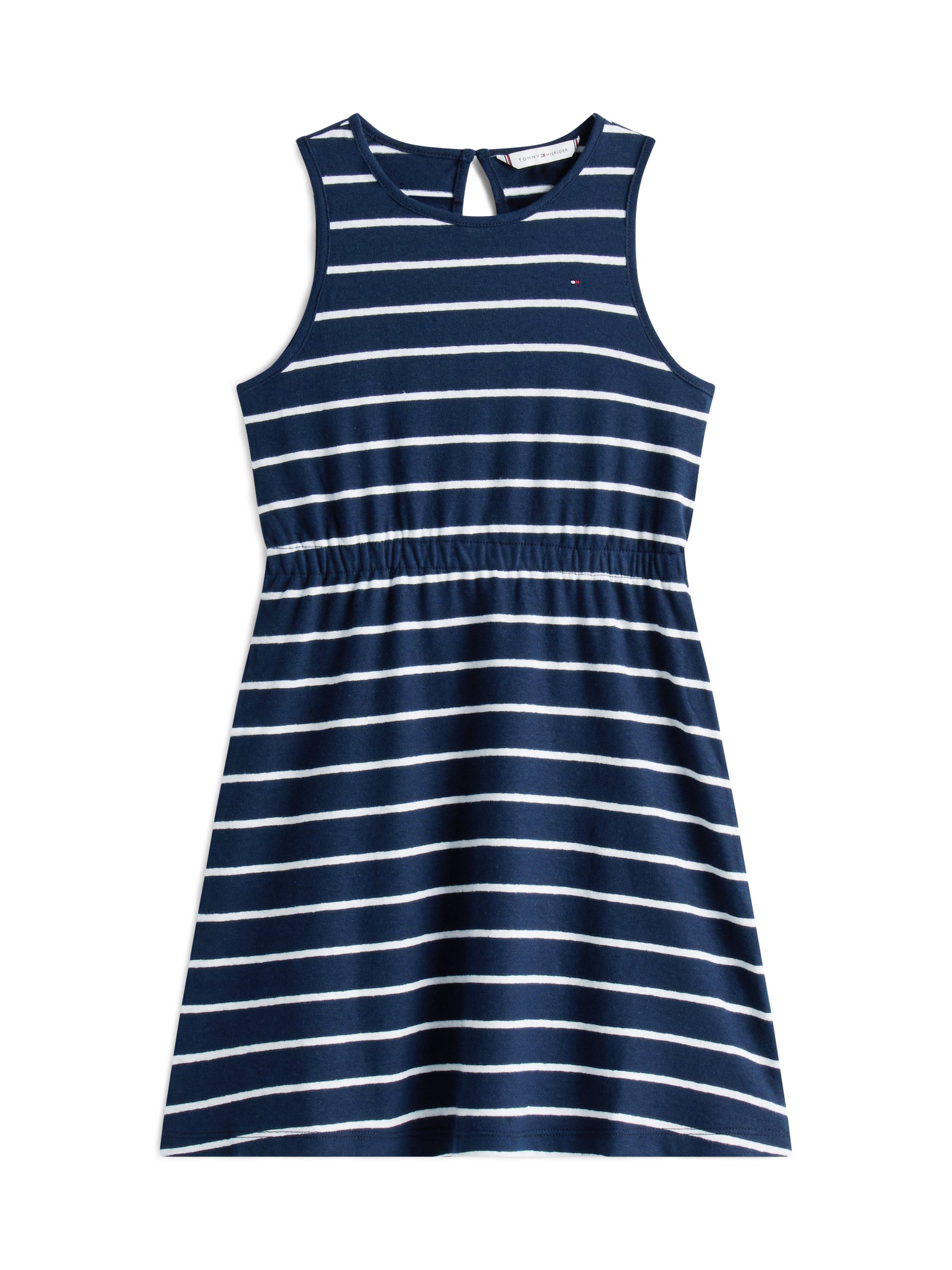 Tommy Hilfiger Jerseyjurk LINEN JERSEY DRESS SLVLS