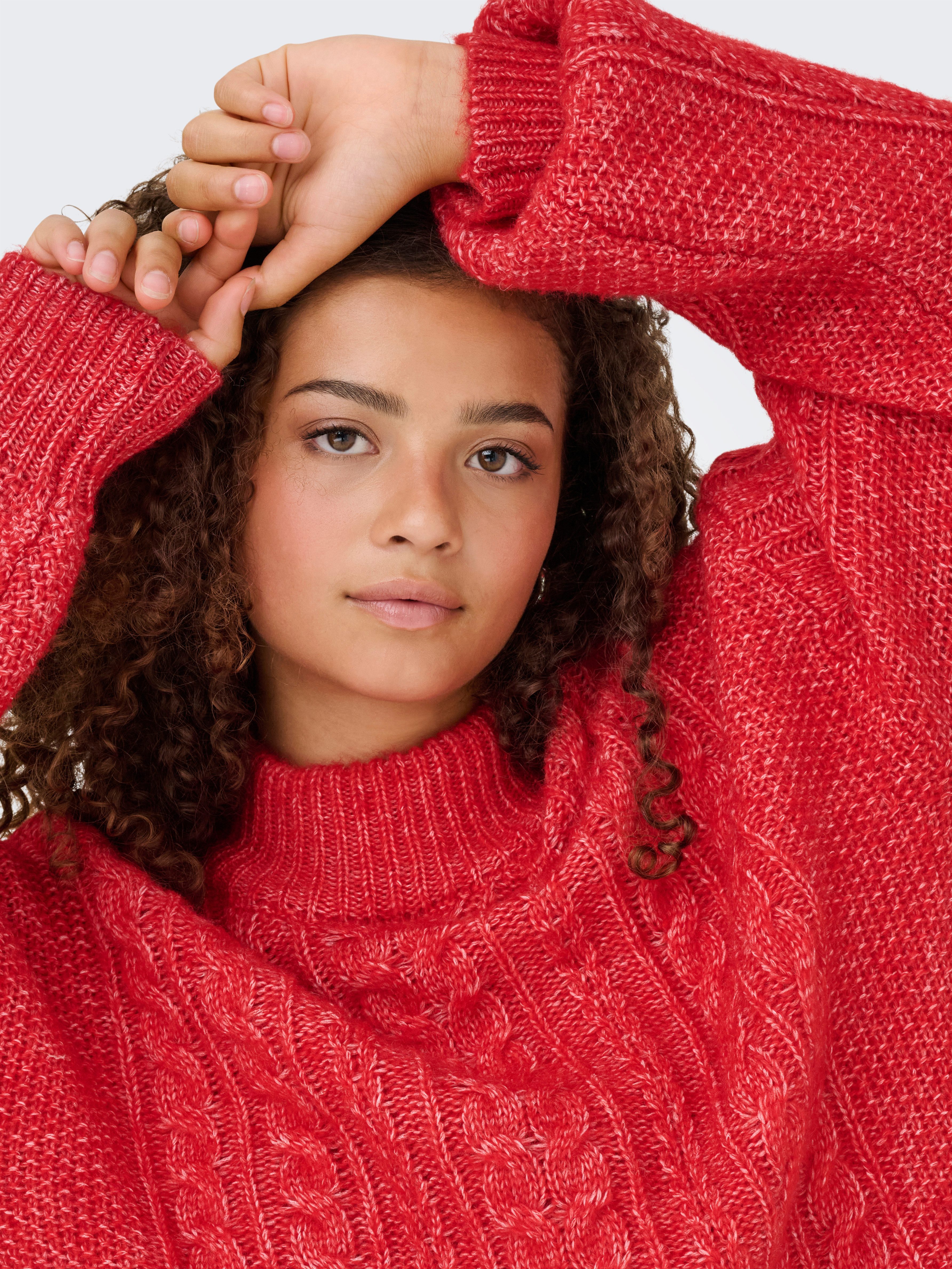 Only Trui met staande kraag ONLIDA LIFE LS HIGH NECK KNT