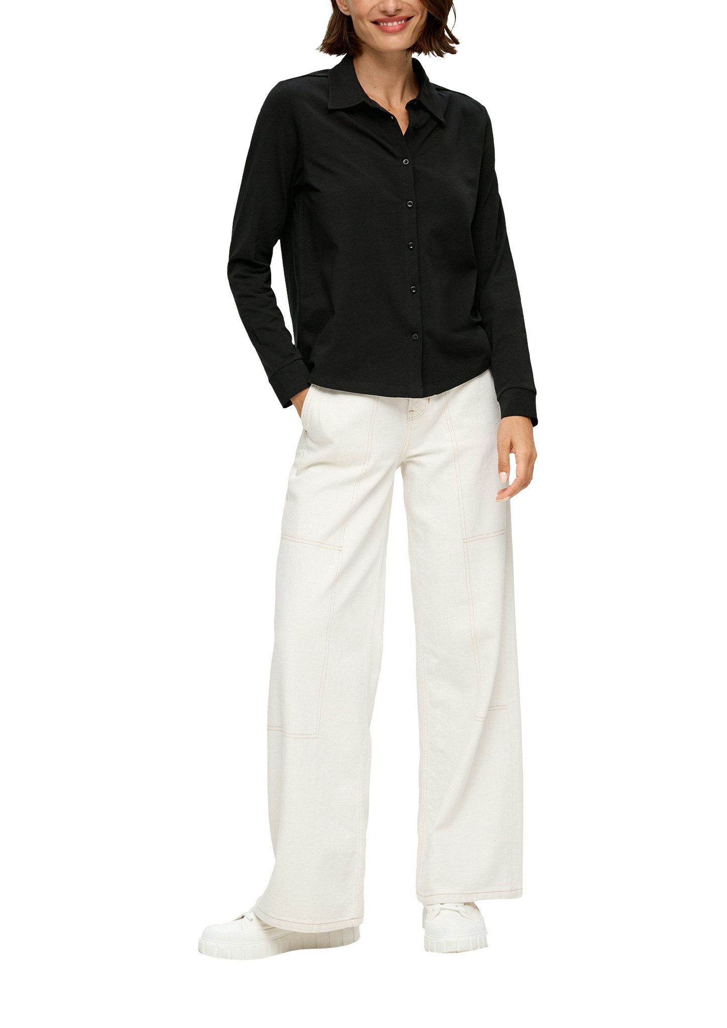 s.Oliver Overhemdblouse met knoopsluiting