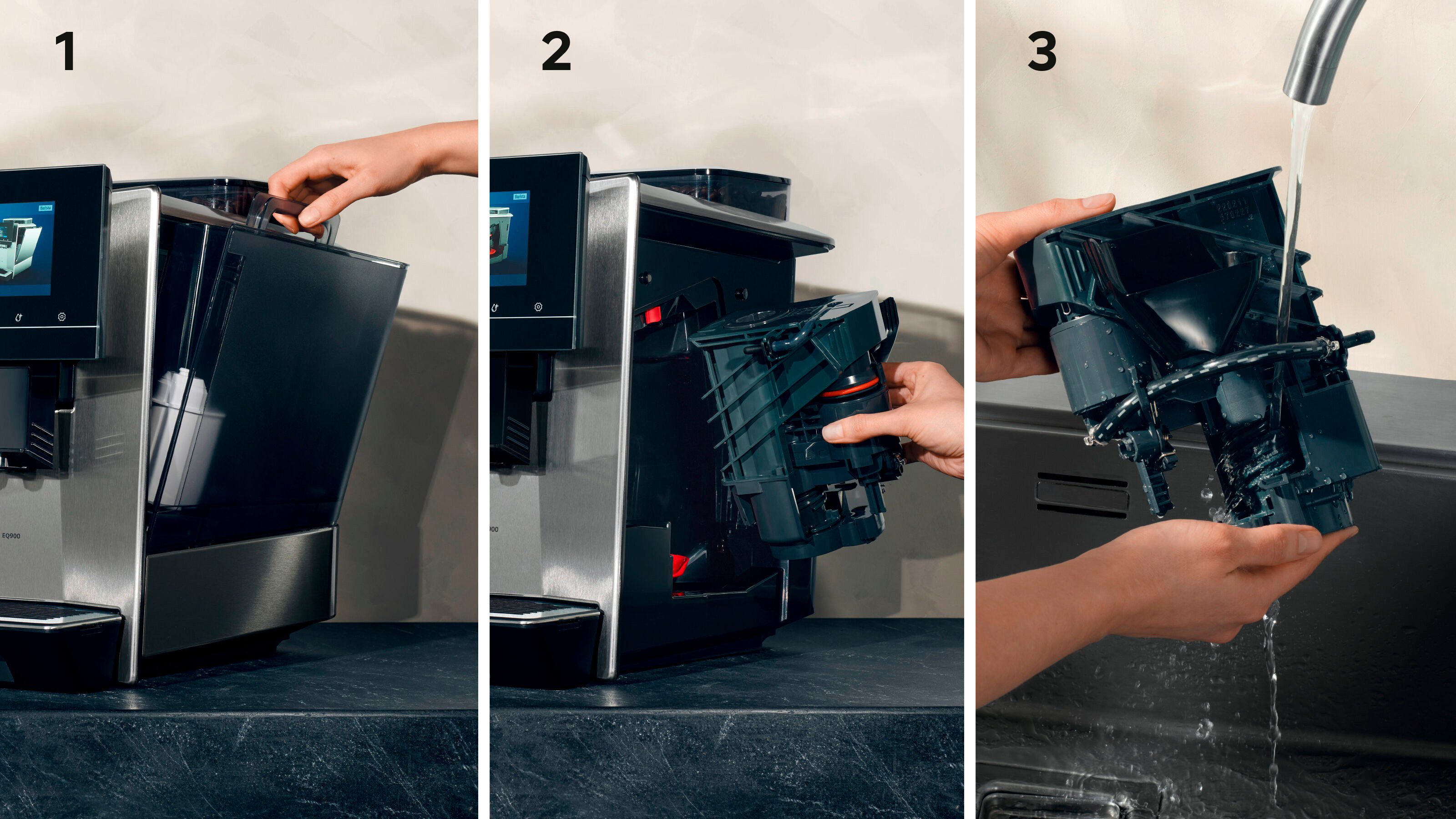 SIEMENS Volautomatisch koffiezetapparaat EQ900 plus TQ903DZ3, auto. reinigen/ontkalken, Cold Brew, Barista-modus