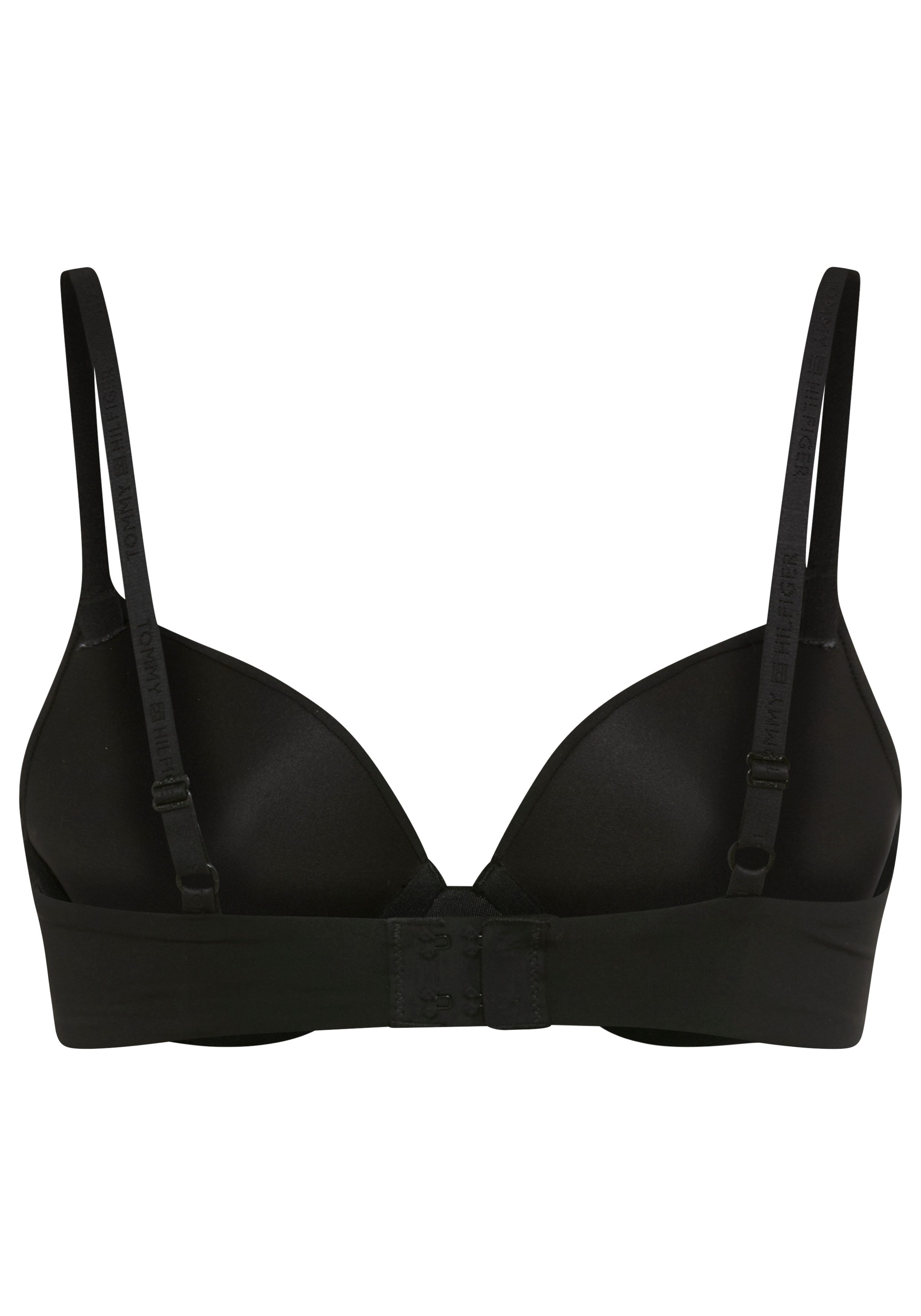 Tommy Hilfiger Underwear Beugel-bh PUSH UP effen, spaghettibandjes met logo