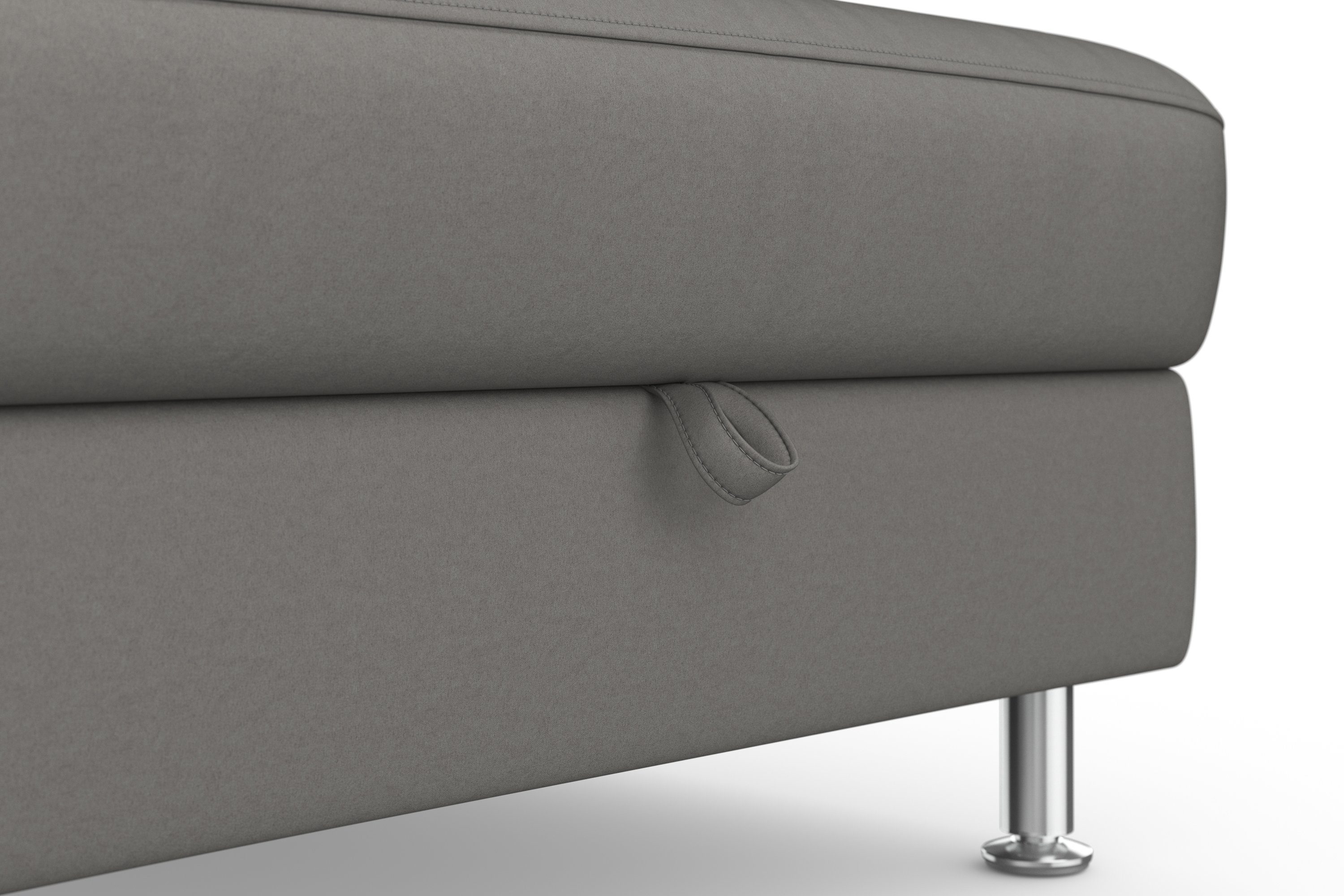 sit&more Hoekbank Freetown L-vorm met verstelbare hoofdsteun en comfortabele binnenvering