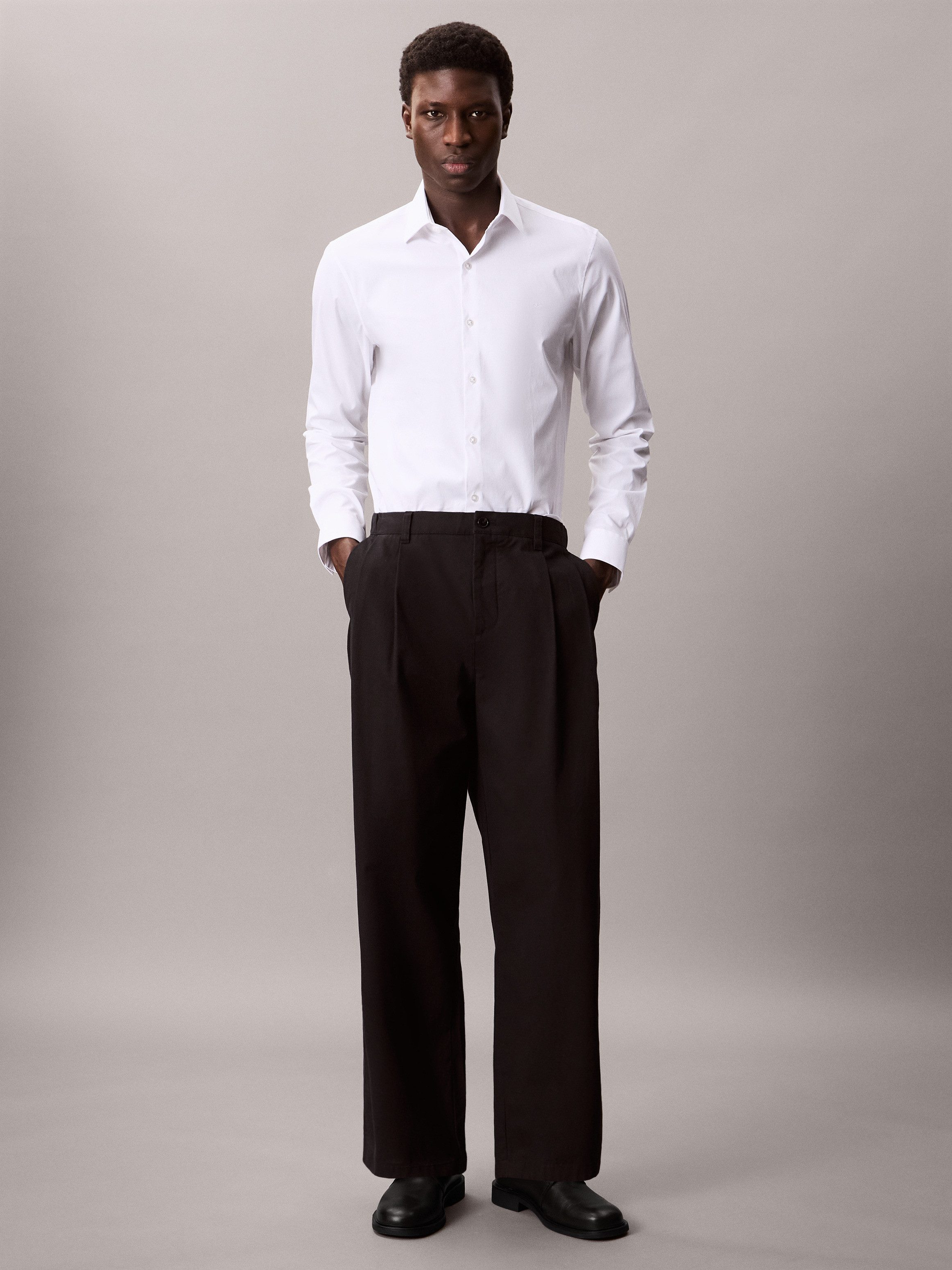 Calvin Klein Businessoverhemd SLIM ESNTL POPLIN NOS STR SLD