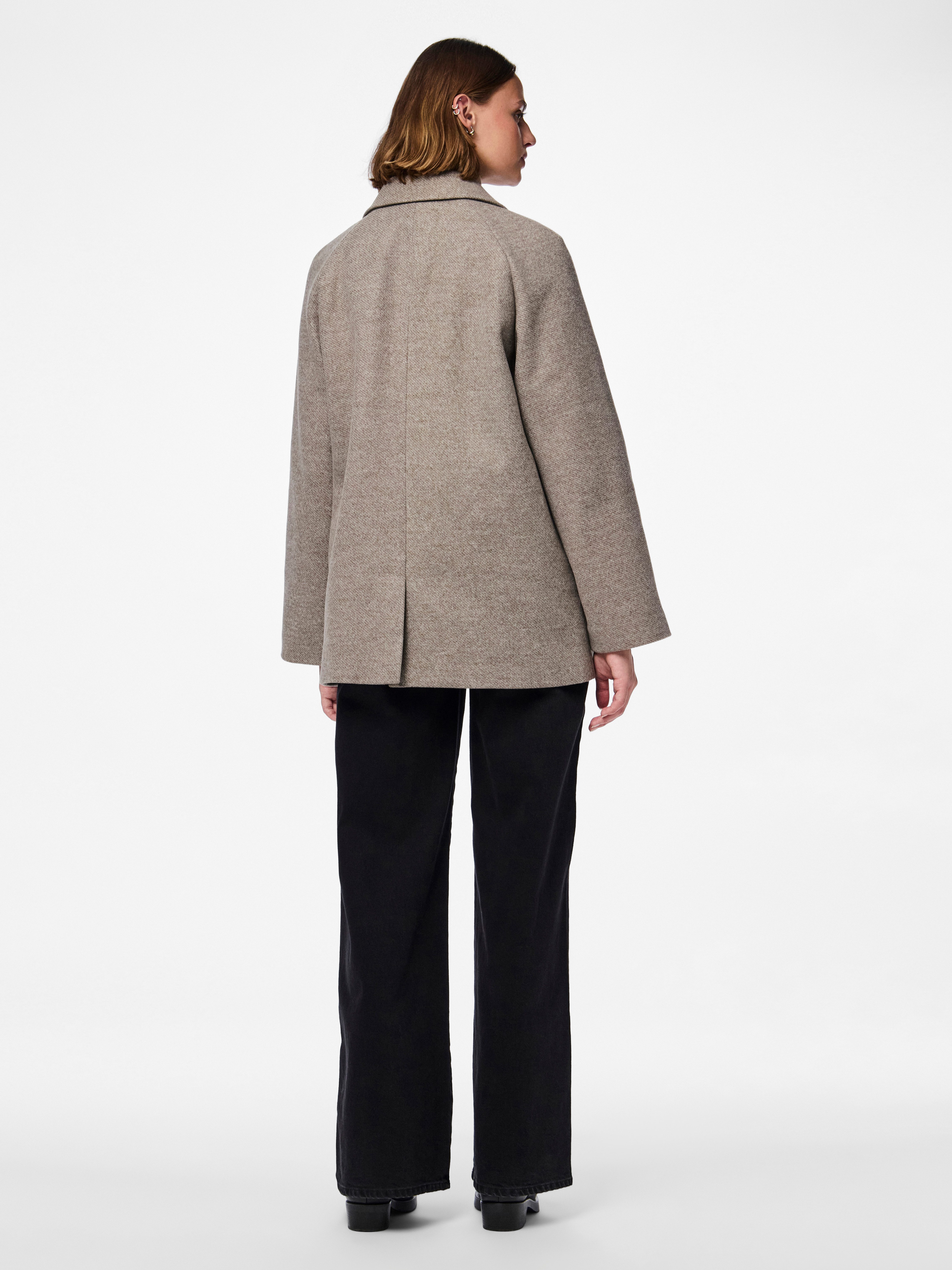pieces Korte jas PCMARBEL COAT NOOS