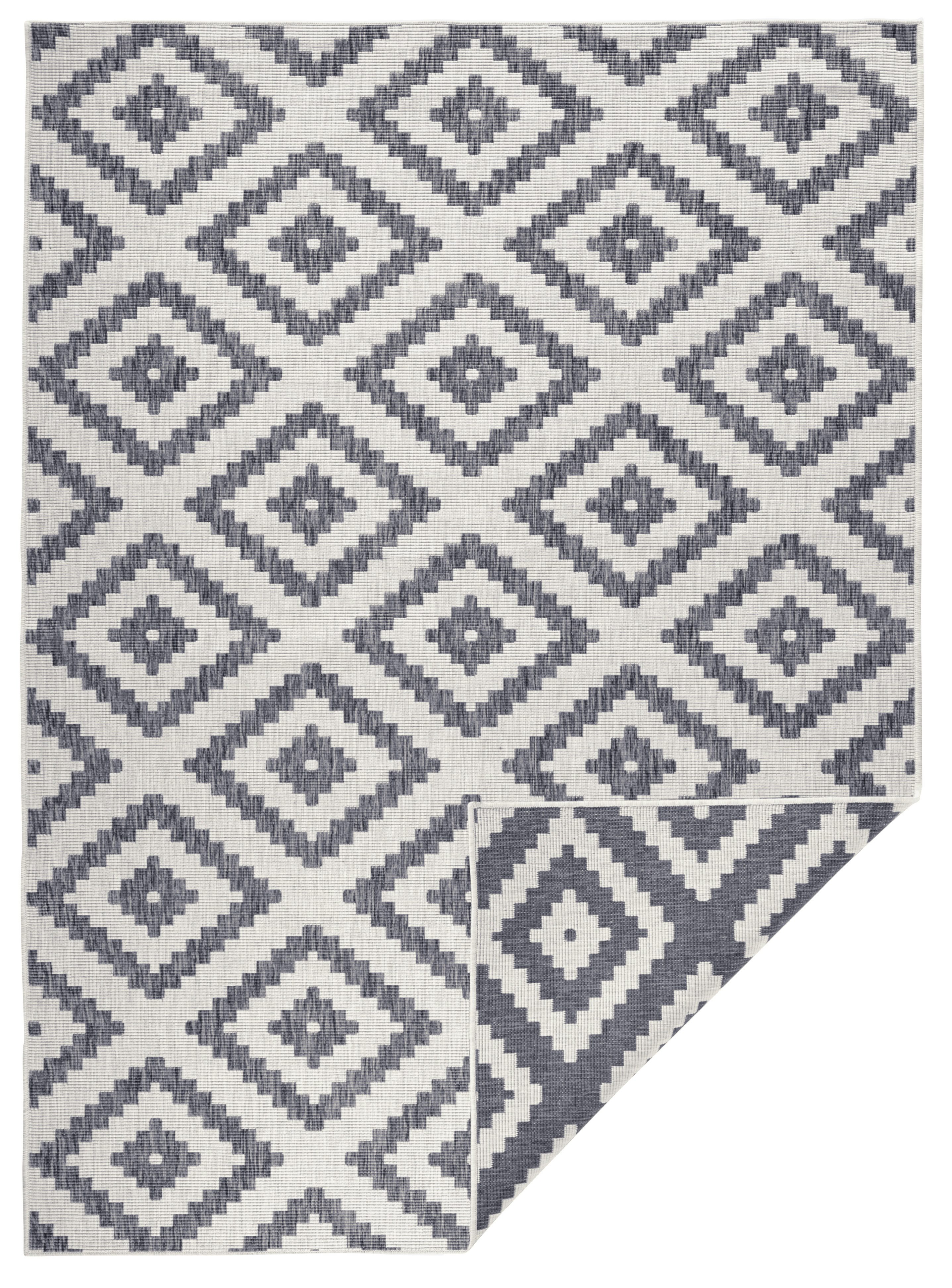 NORTHRUGS Vloerkleed Malta tweezijdig te gebruiken kleed Binnen- en buitengebruik, weerbestendig, balkon, terras, ruit, loper, woonkamer