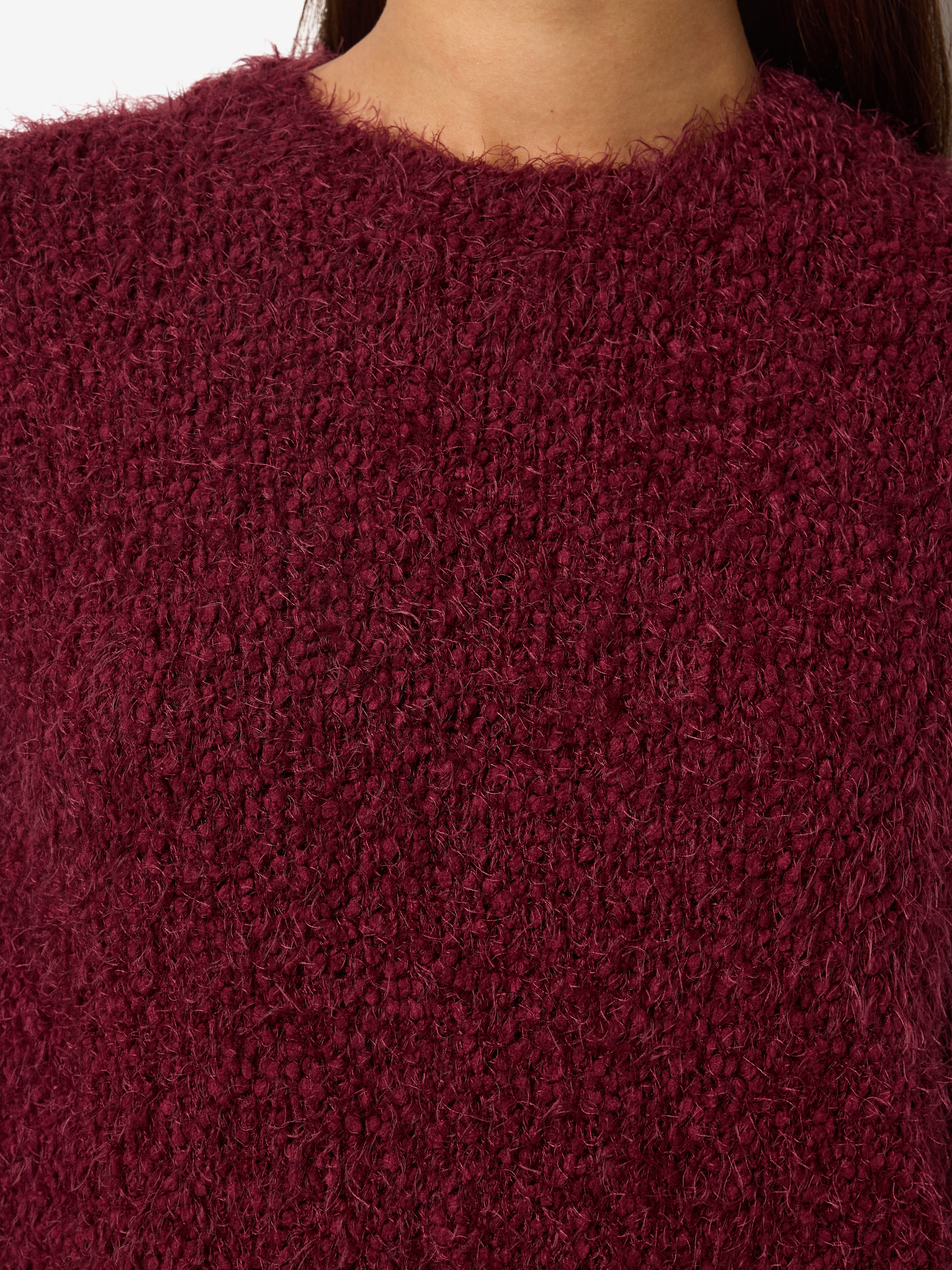 Noisy may Trui met ronde hals NMSASSY L/S O-NECK KNIT FWD NOOS