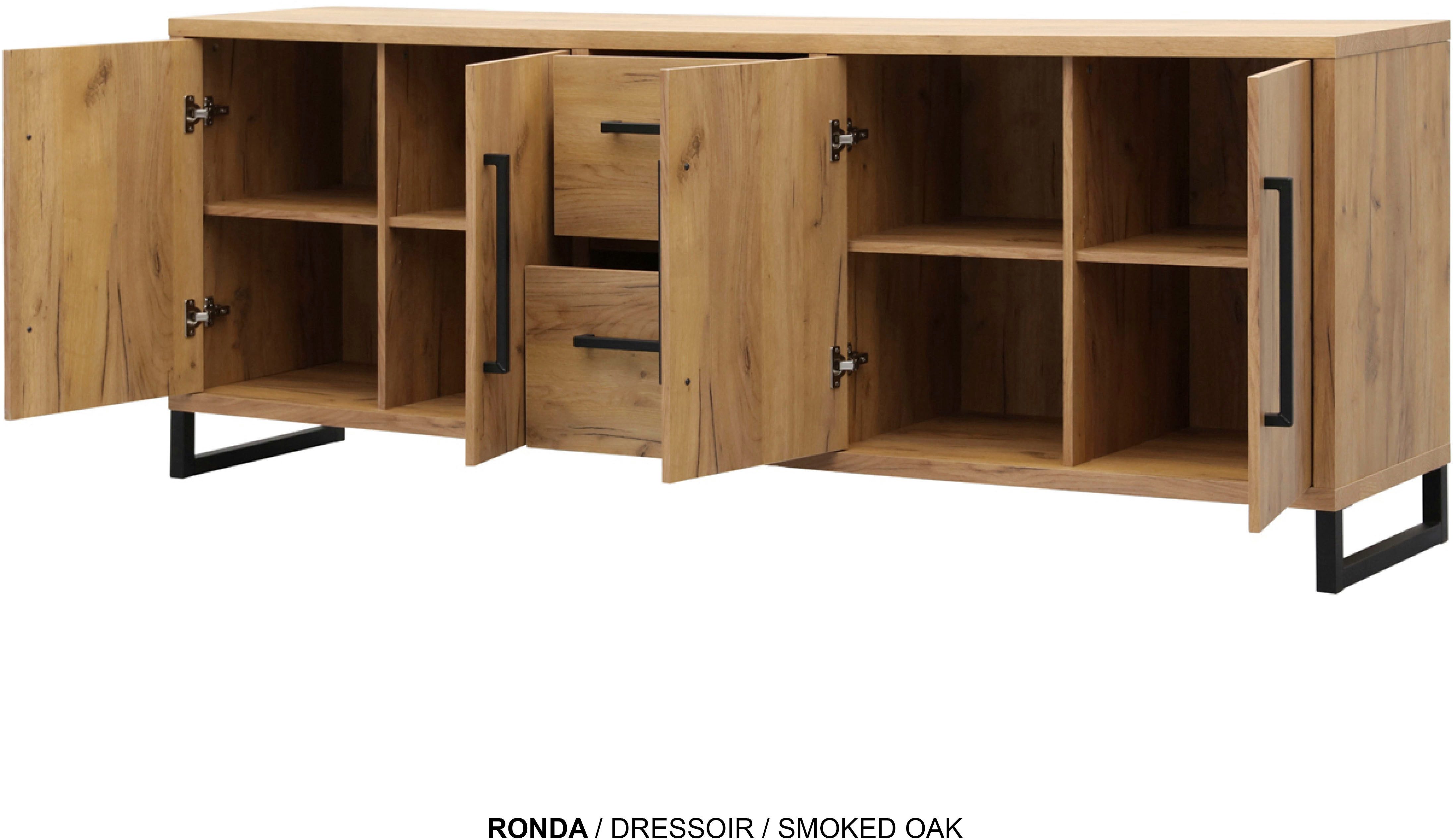 OMG Design Dressoir Ronda met soft-close, met metalen frame