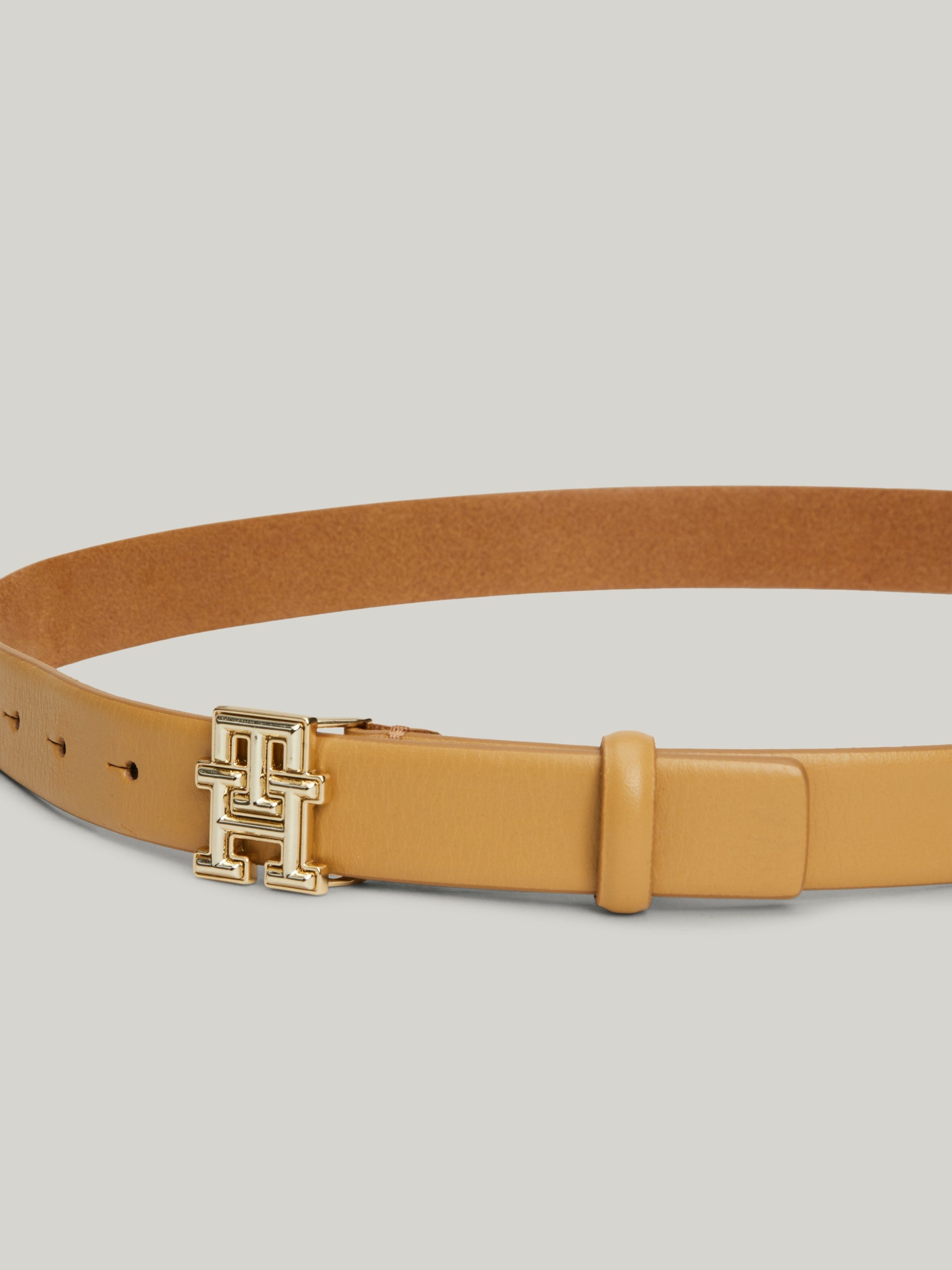Tommy Hilfiger Leren riem TH LOGO BOMBE 2.5