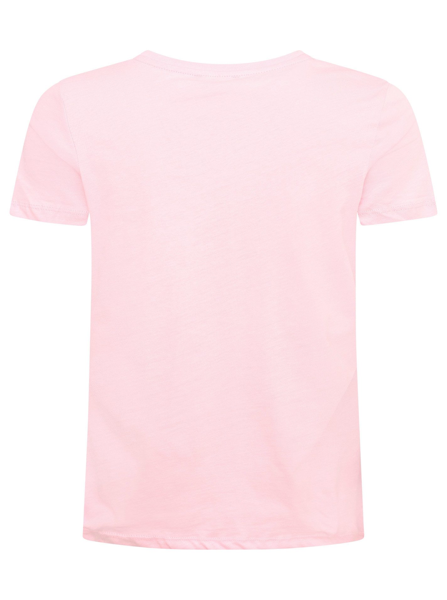 Zwillingsherz T-shirt GOOD VIBES Met veelkleurig borduursel