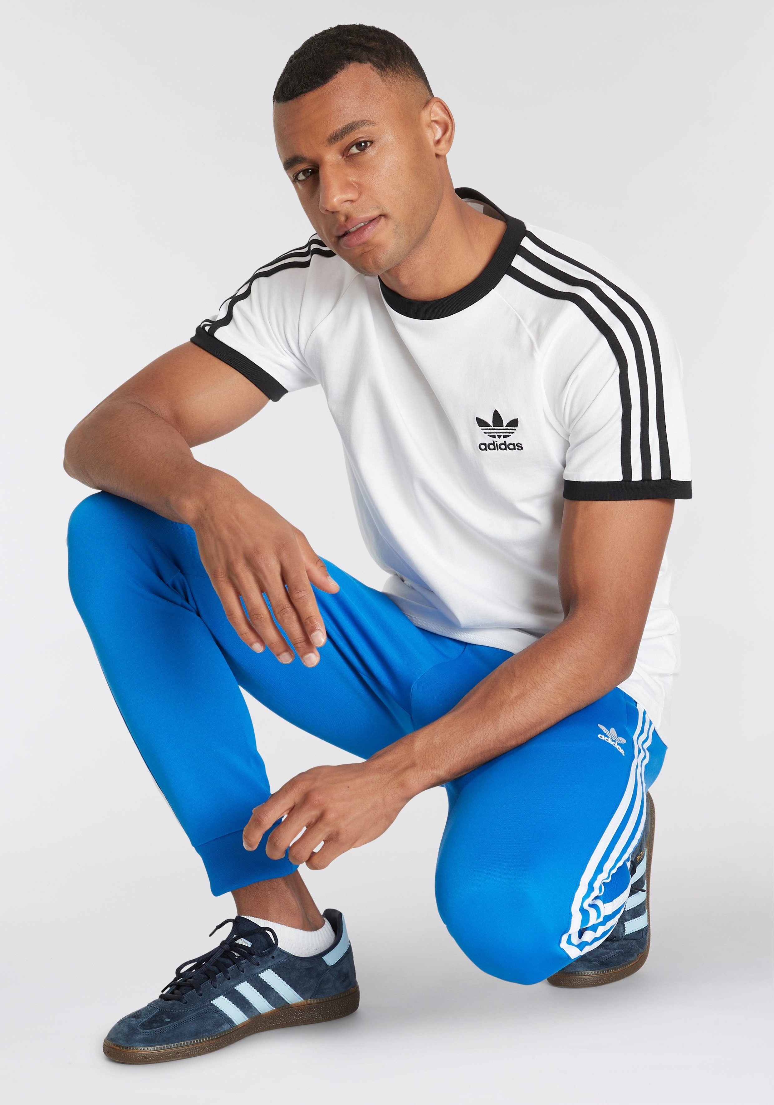 adidas Originals T-shirt 3-STRIPES TEE drie-strepen t-shirt