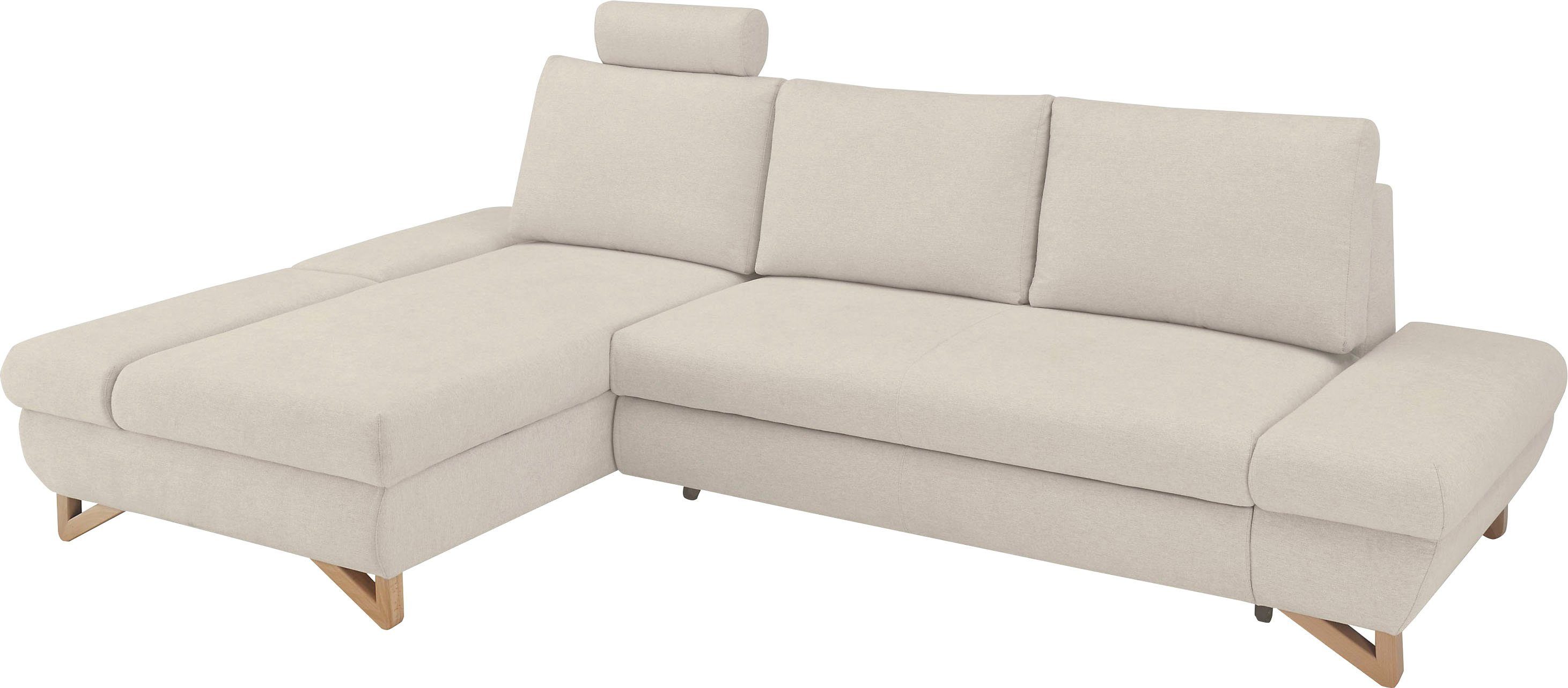 INOSIGN Slaapbank City/Giron comfortabele slaapbank (ligoppervlak 245 x 138 cm) en bedlade