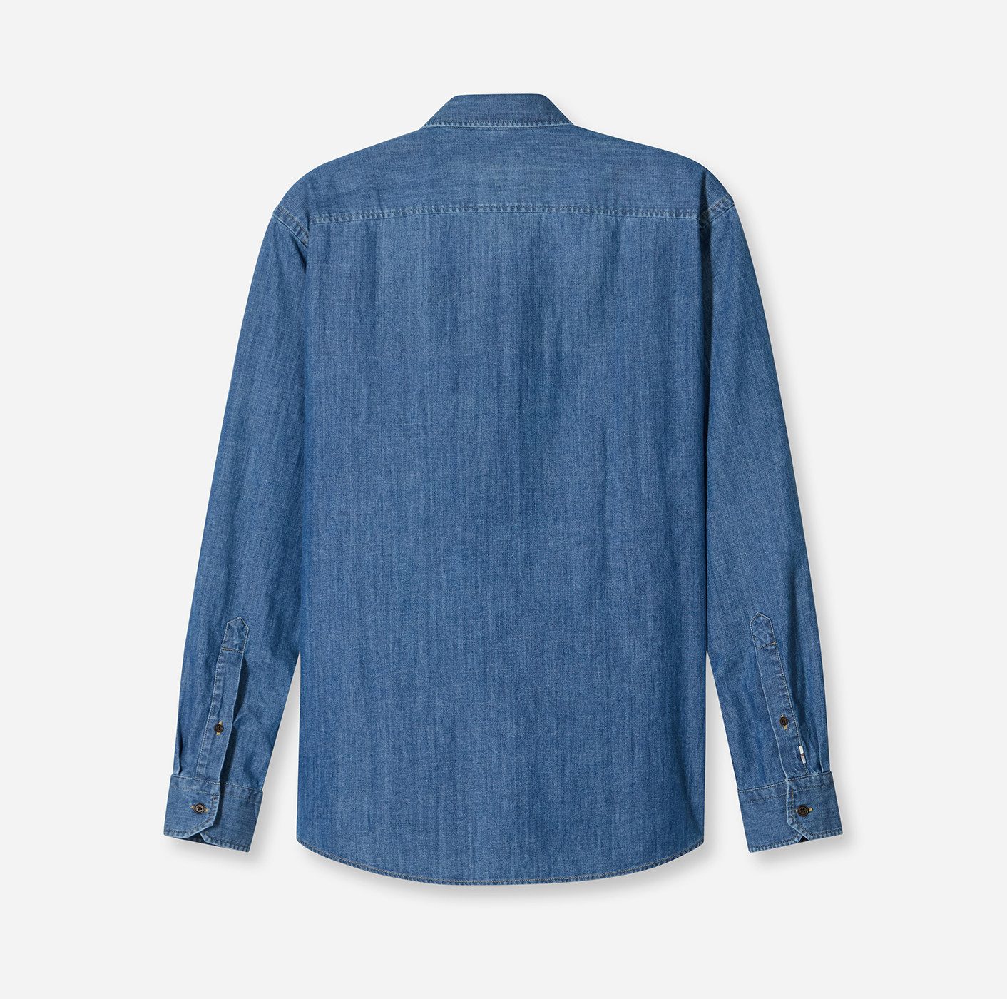 OLYMP Jeans overhemd Casual Kent Kraag