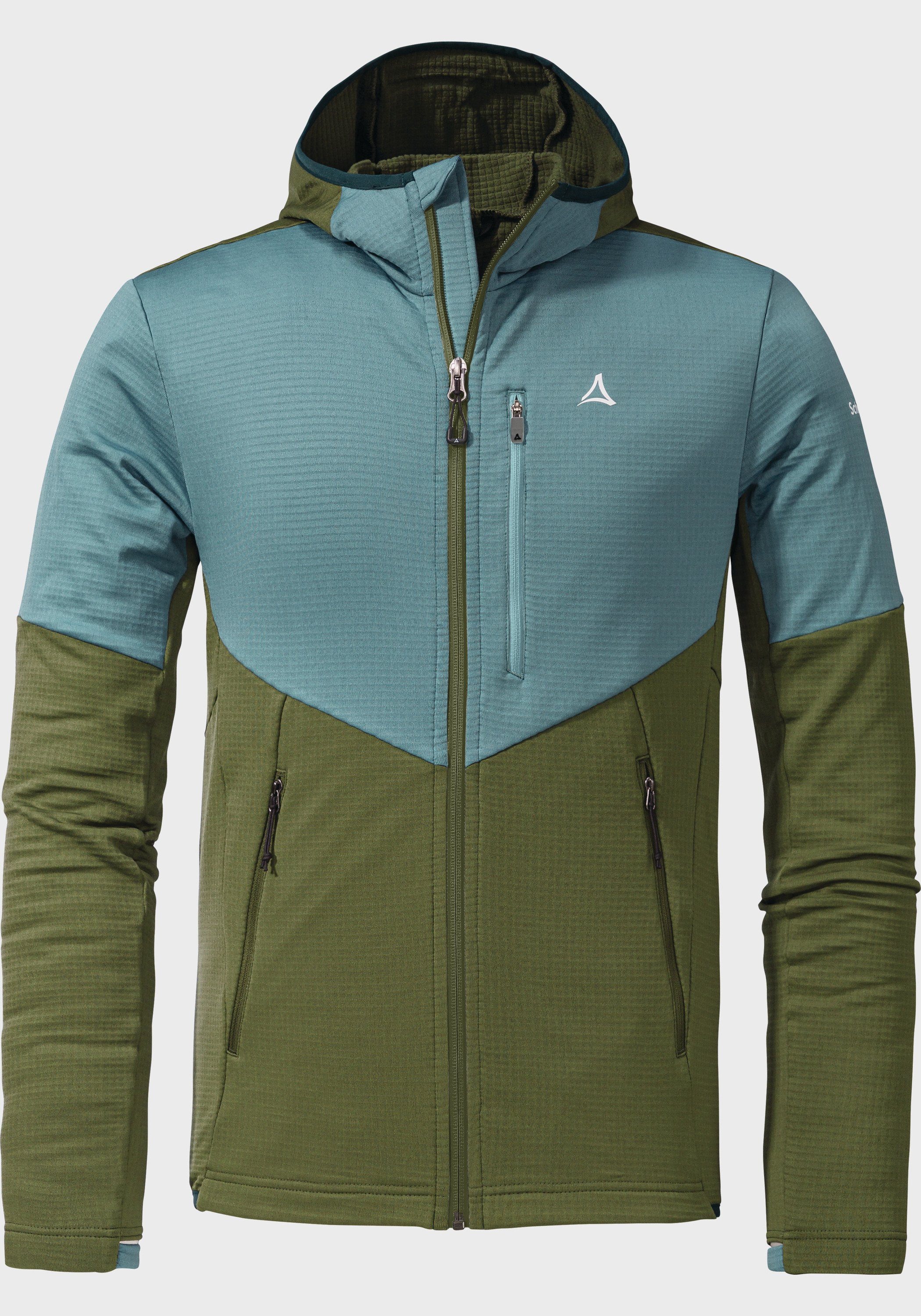 Schöffel Fleecejack Fleece Hoody Hydalen M heren jassen maat 46 groen