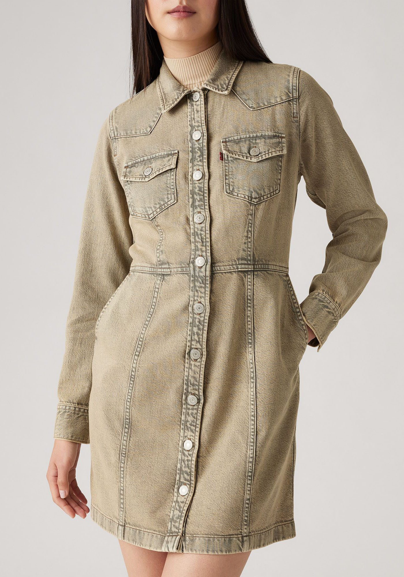 Levi's® Jeans jurk FLYNN WESTERN CORE DRES (Nieuwe collectie)