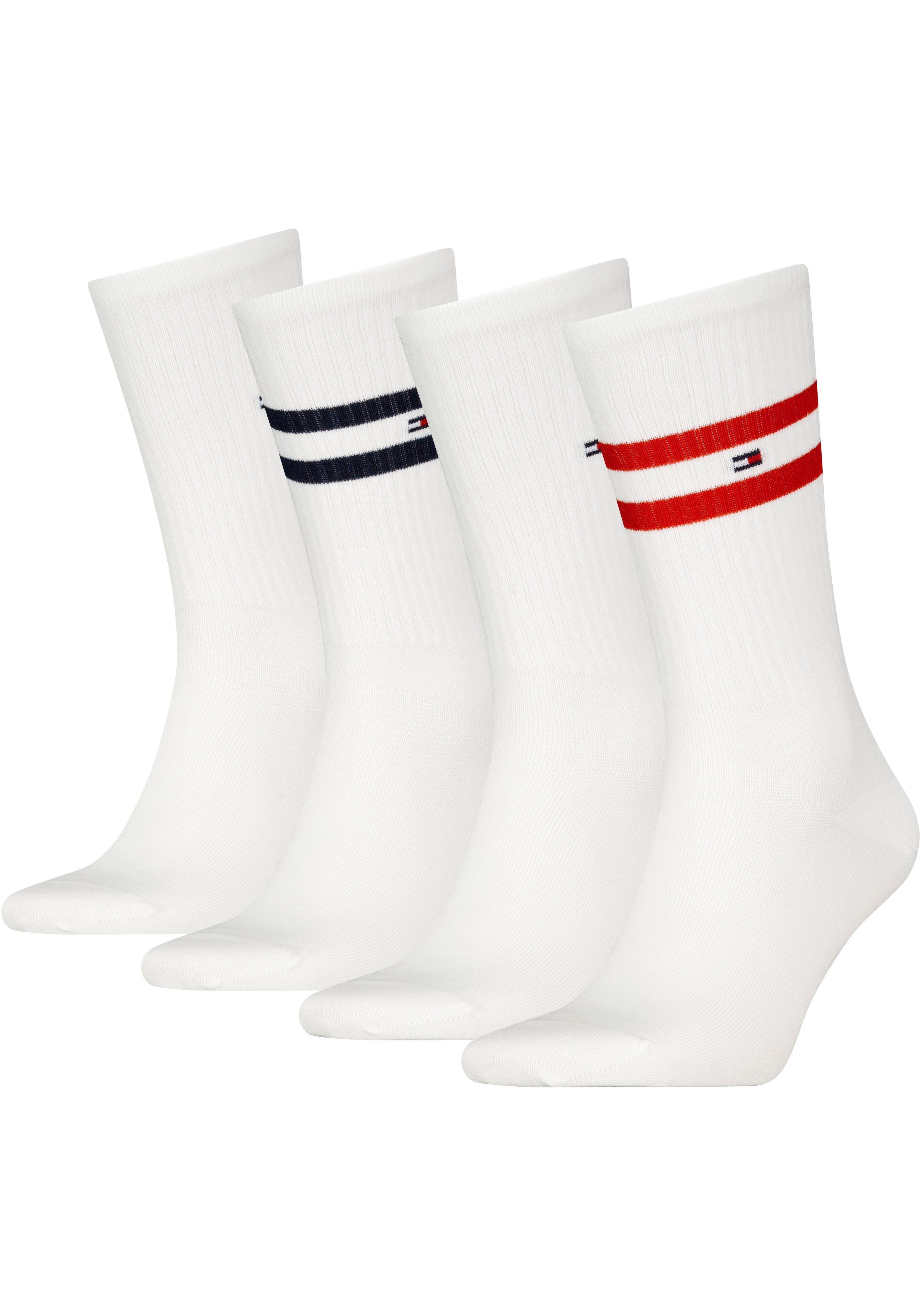 Tommy Hilfiger giftbox sokken set van 4 wit