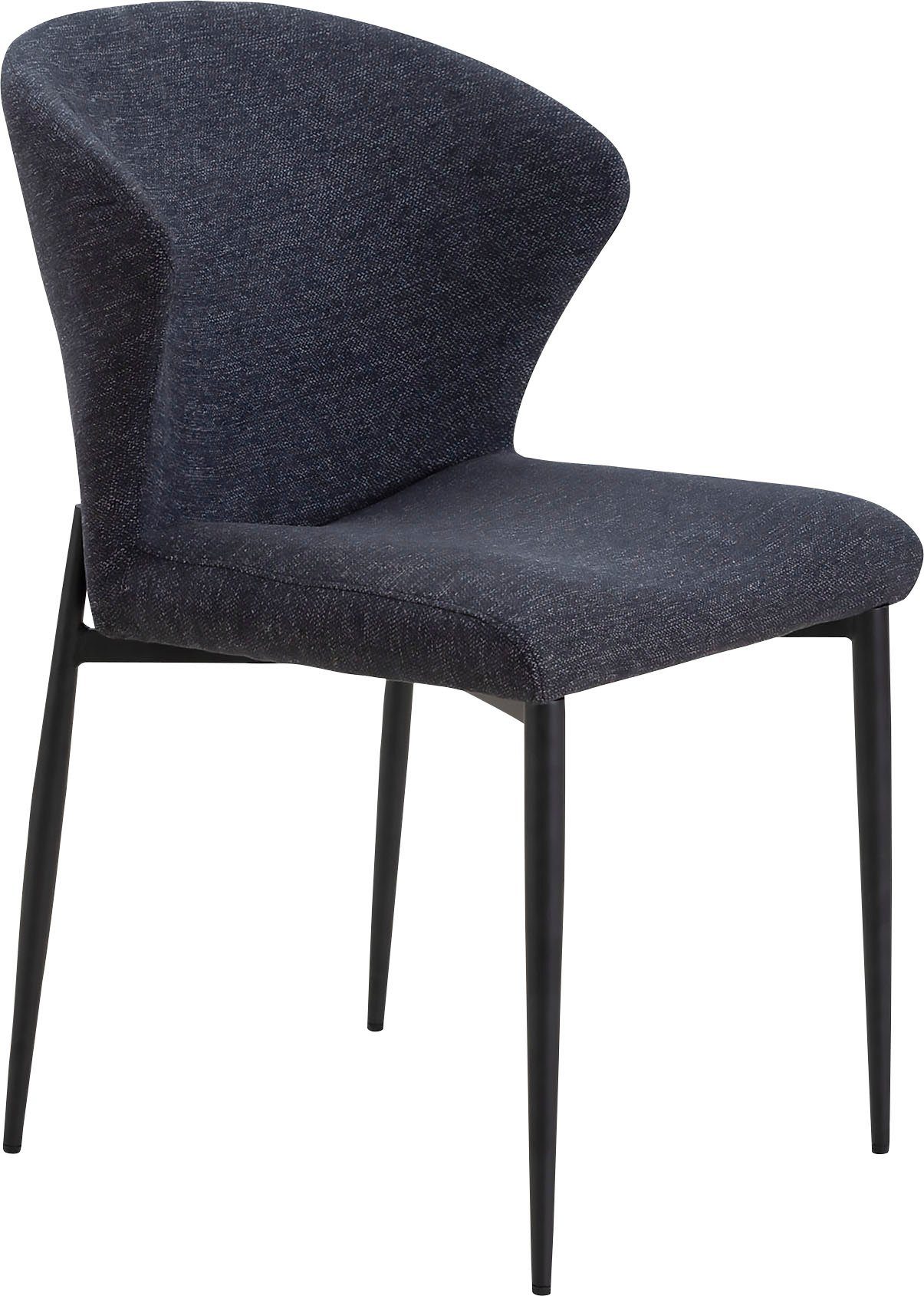 SalesFever Eetkamerstoel Dallas set van 2 met metalen frame, b 63, h 87, d 56 cm (set, 2 stuks)