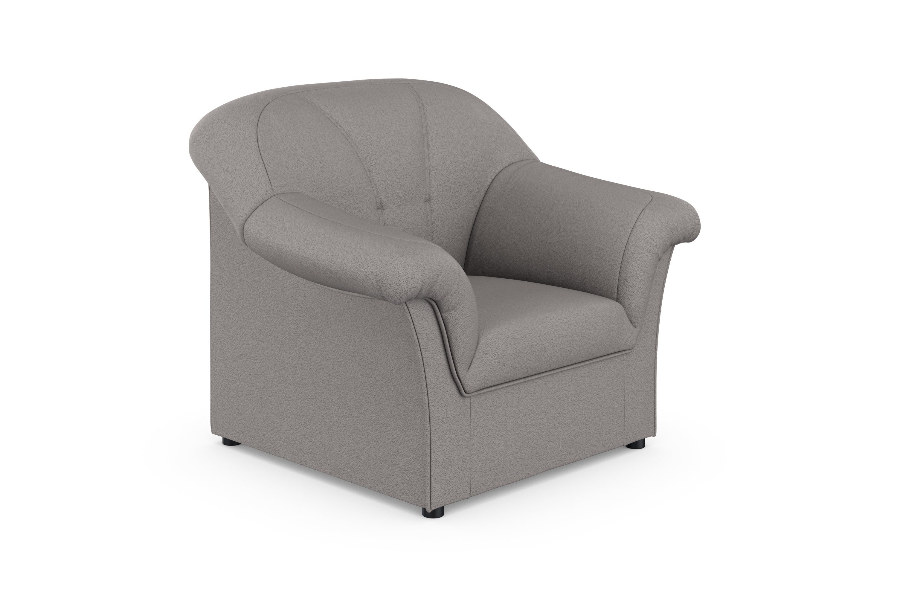 DOMO collection Fauteuil Pegnitz tijdloos, elegante armleuningen, comfortabel