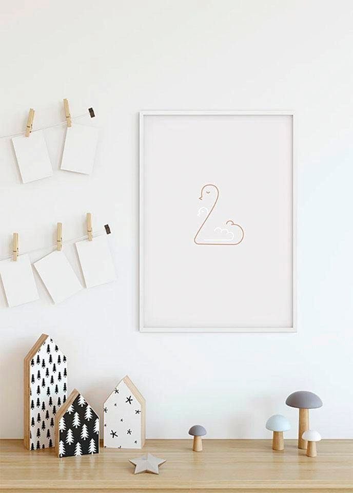 Komar Wanddecoratie Baby Welcome Wanddecoratie - zonder lijst (1 stuk)
