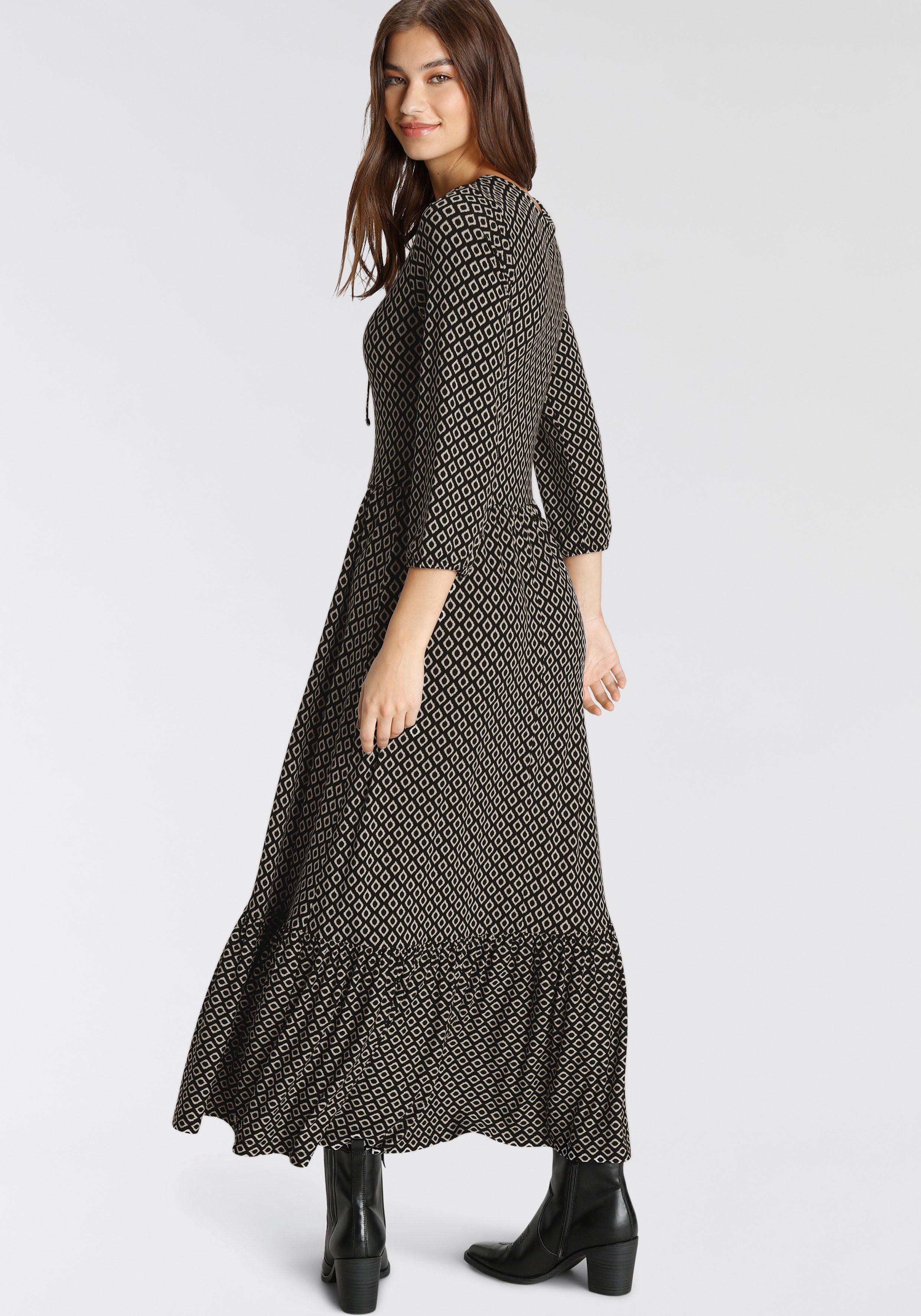 Tamaris Midi-jurk comfortabele jersey