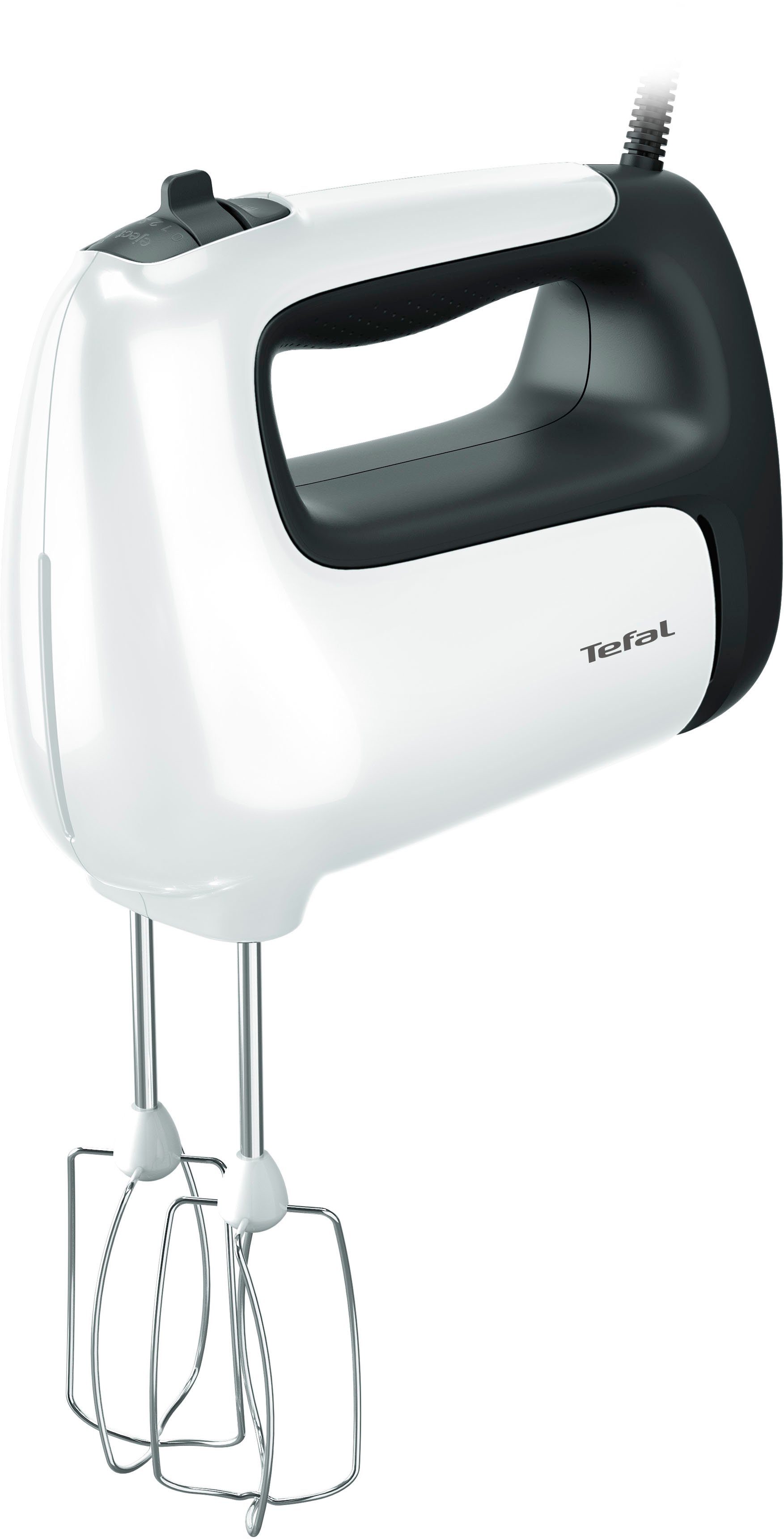 Tefal Handmixer Prep'Mix+ Turbo-functie, 2 kloppers, 2 kneedhaken, staafmixer-opzetstuk, HT4621