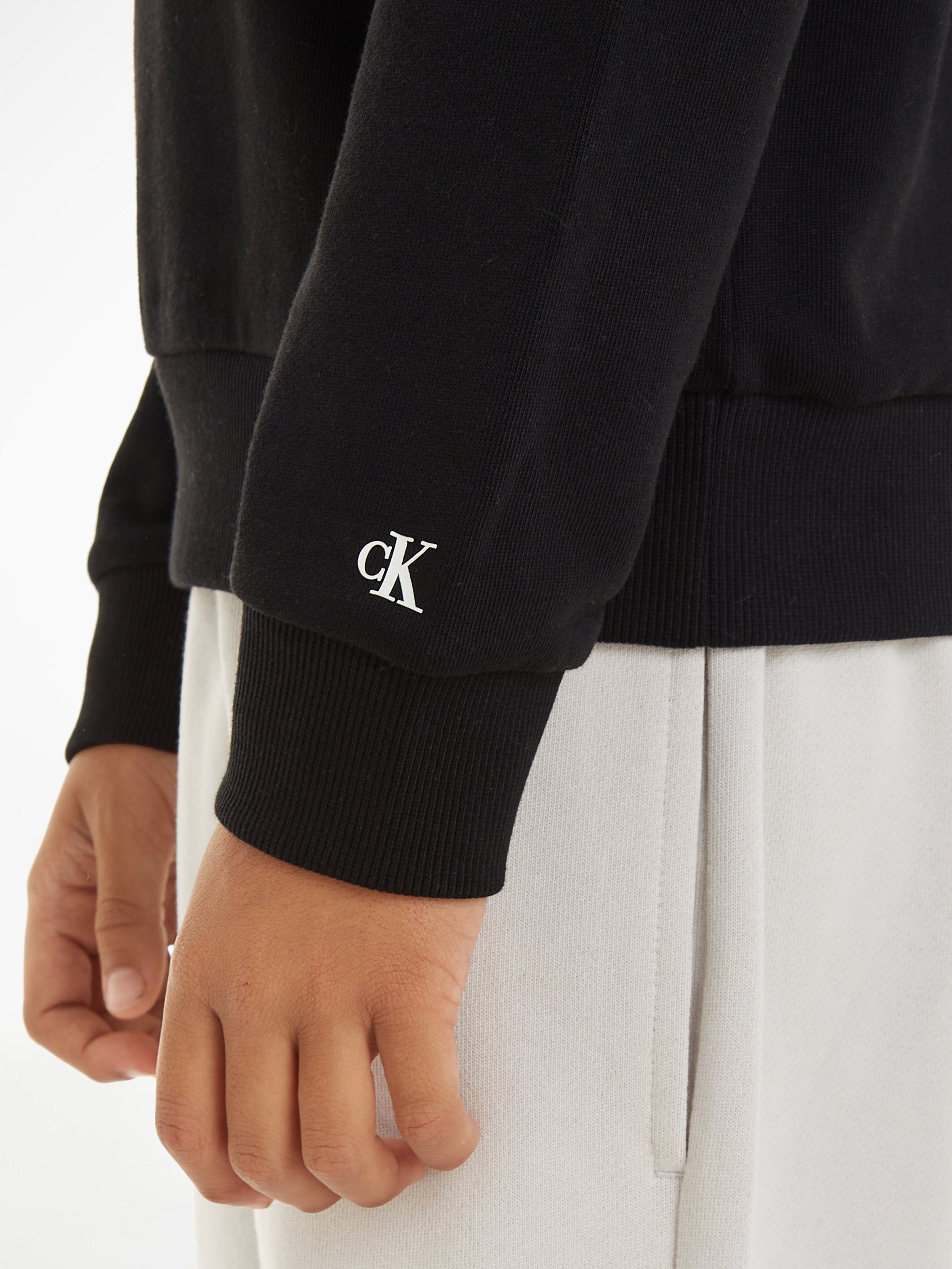 Calvin Klein Sweatshirt INST. LOGO REGULAR CN voor kinderen tot 16 jaar