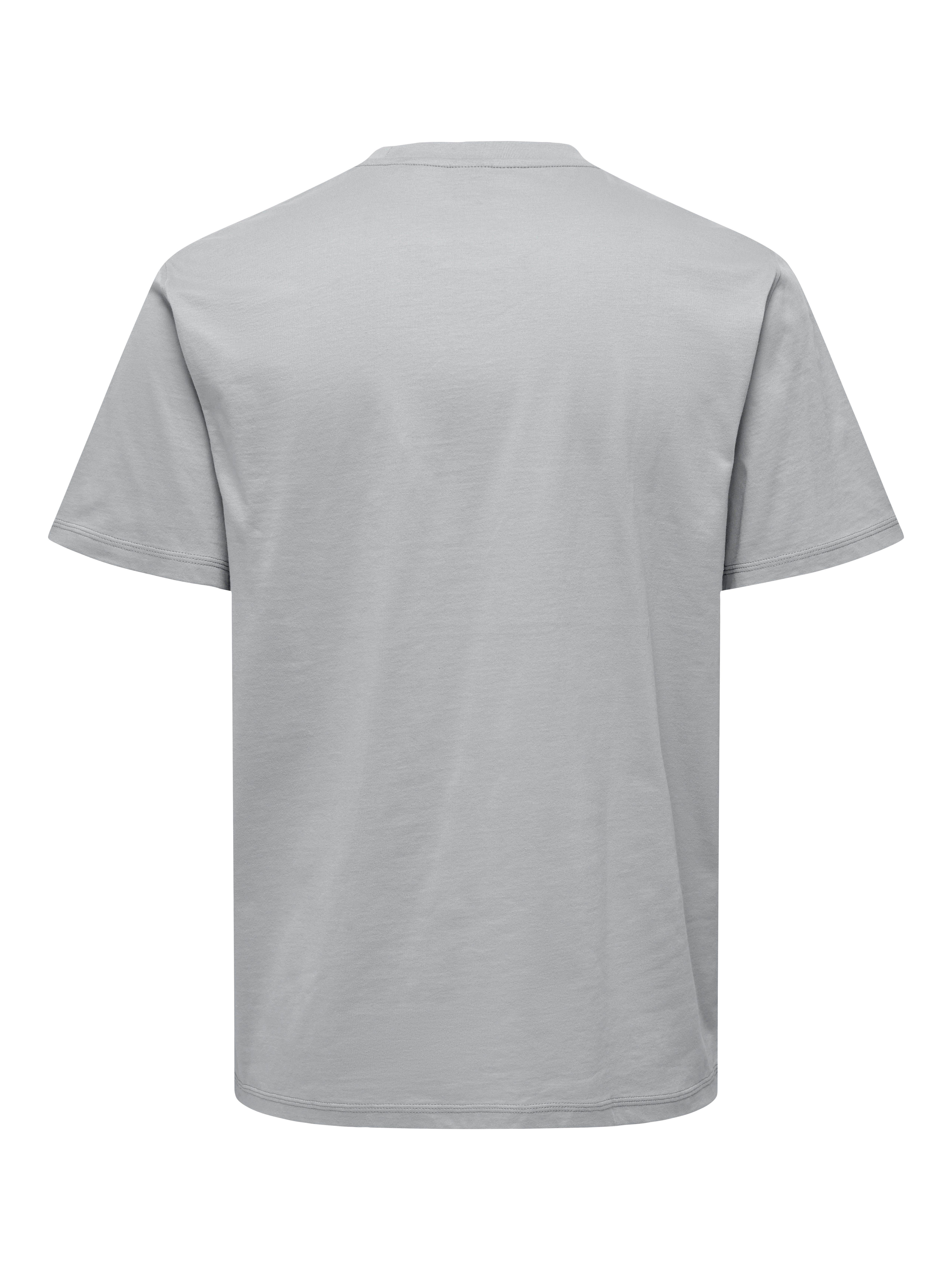 ONLY & SONS Shirt met ronde hals ONSMAX LIFE REG SS STITCH TEE