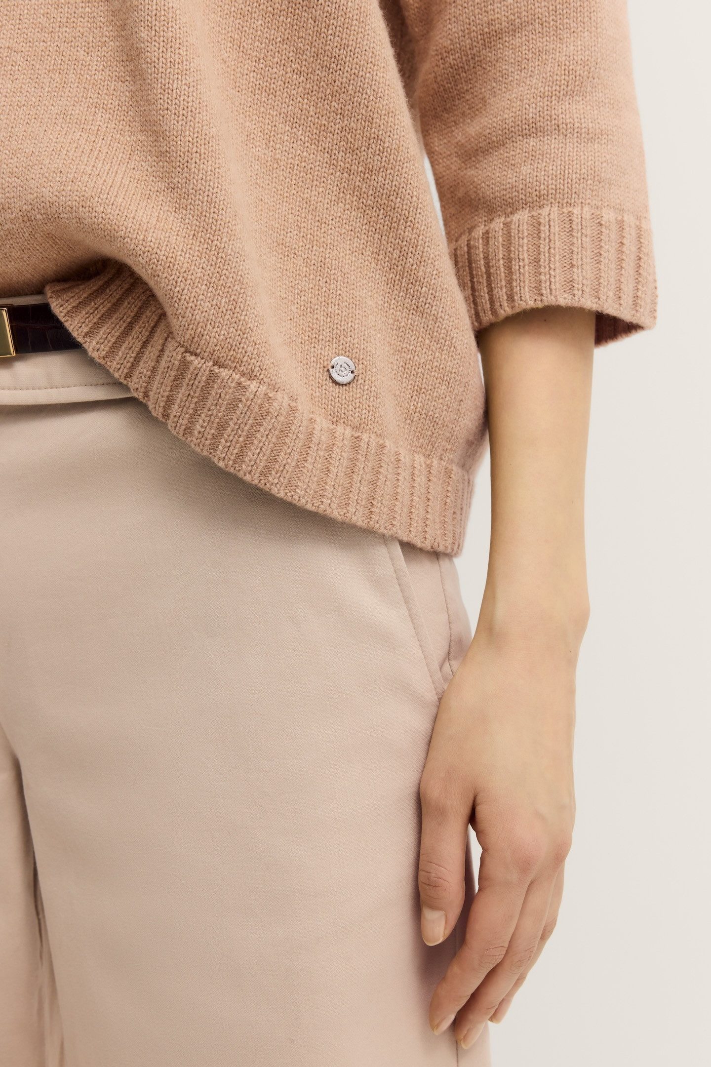 Bugatti Trui met ronde hals Elegant & bequem van een zachte kasjmiermix