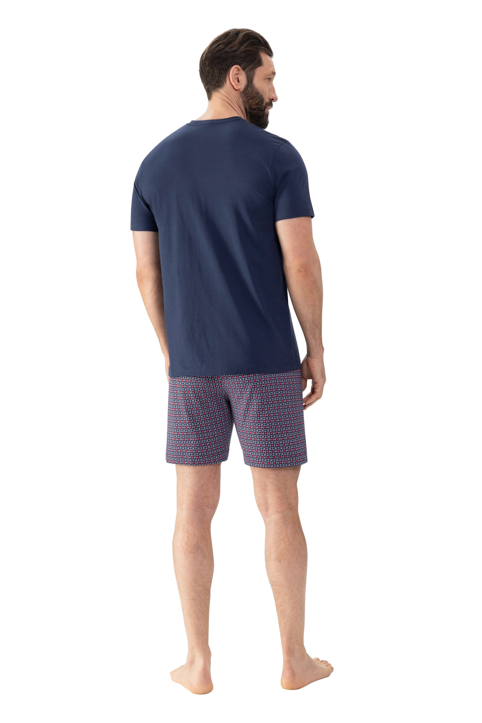 Mey Shortama RED TILE Kortarm-shirt met borstzak