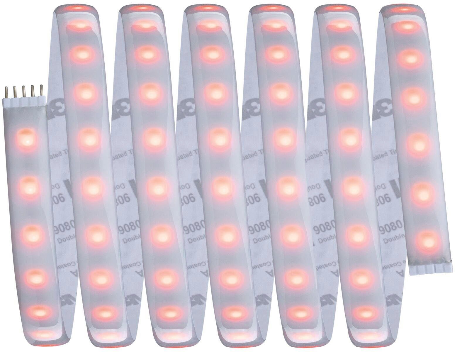 Paulmann Led-strepen MaxLED 1000 Stripe 2,5m RGBW IP44 Deksel 3000K 28W 230/24V zilverkleur