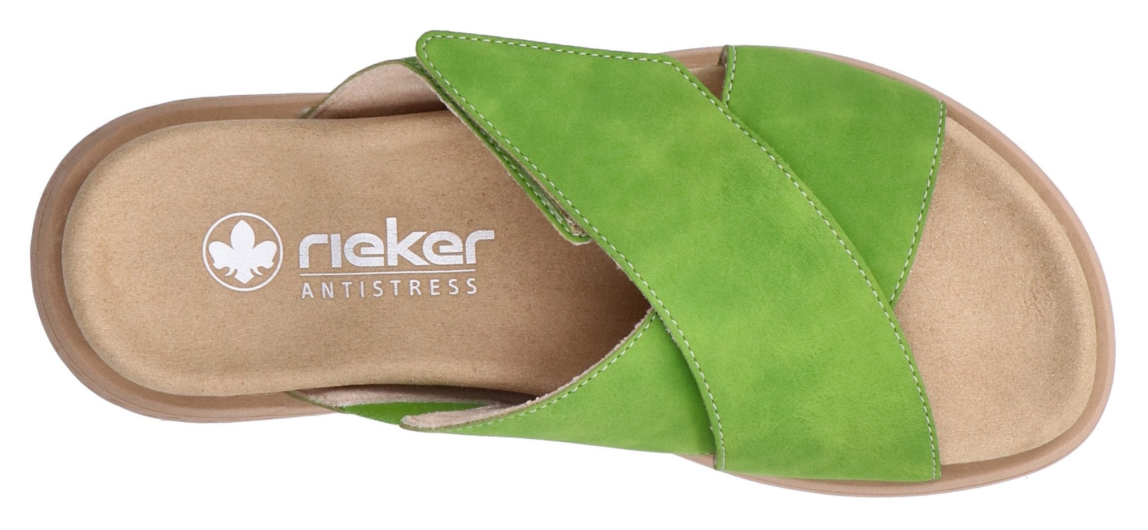 Rieker Slippers Zomerschoen, strandschoen, huisschoen, slippers met comfortabel voetbed