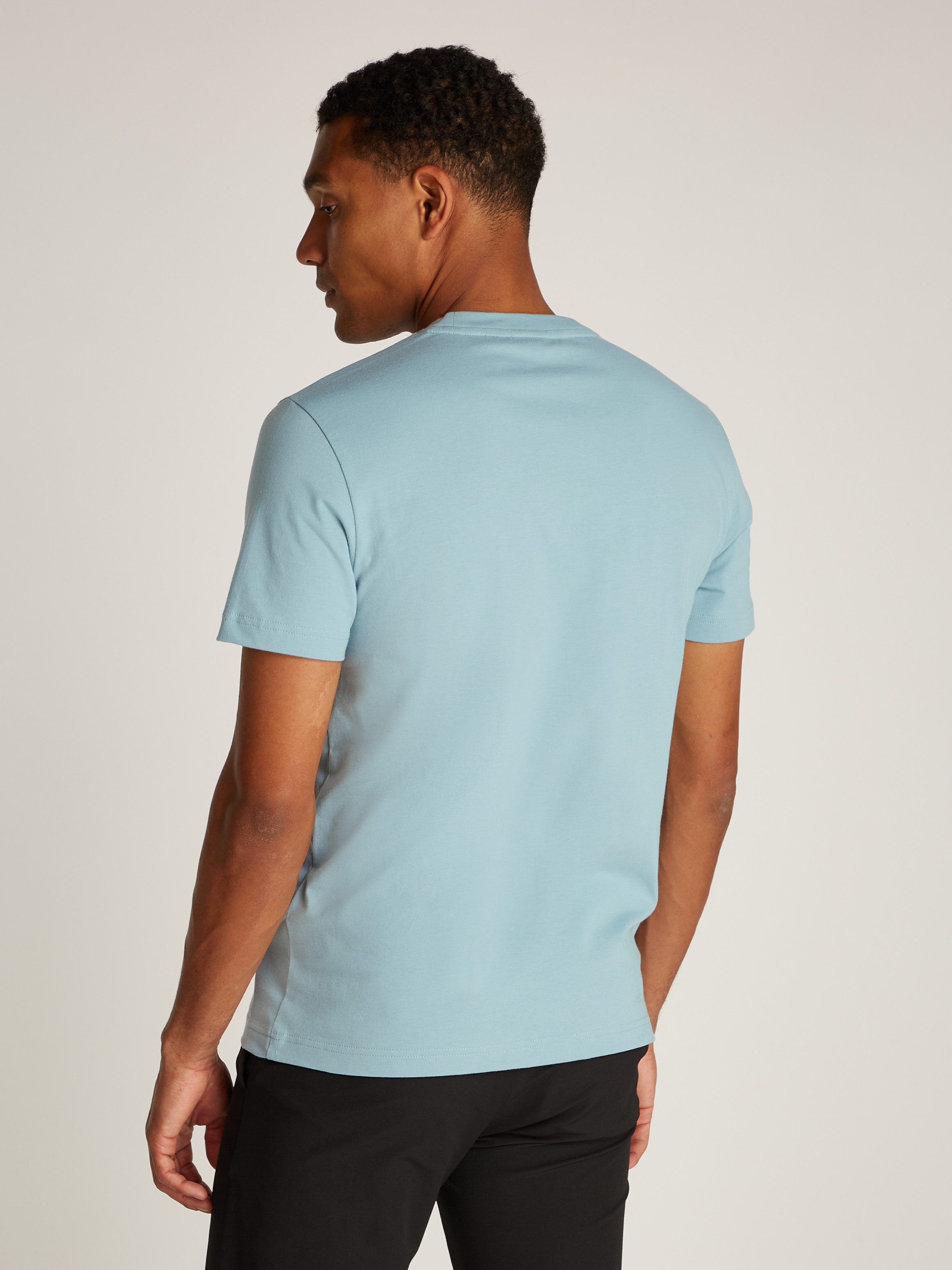 Calvin Klein Shirt met ronde hals NY CHEST BOX LOGO T-SHIRT