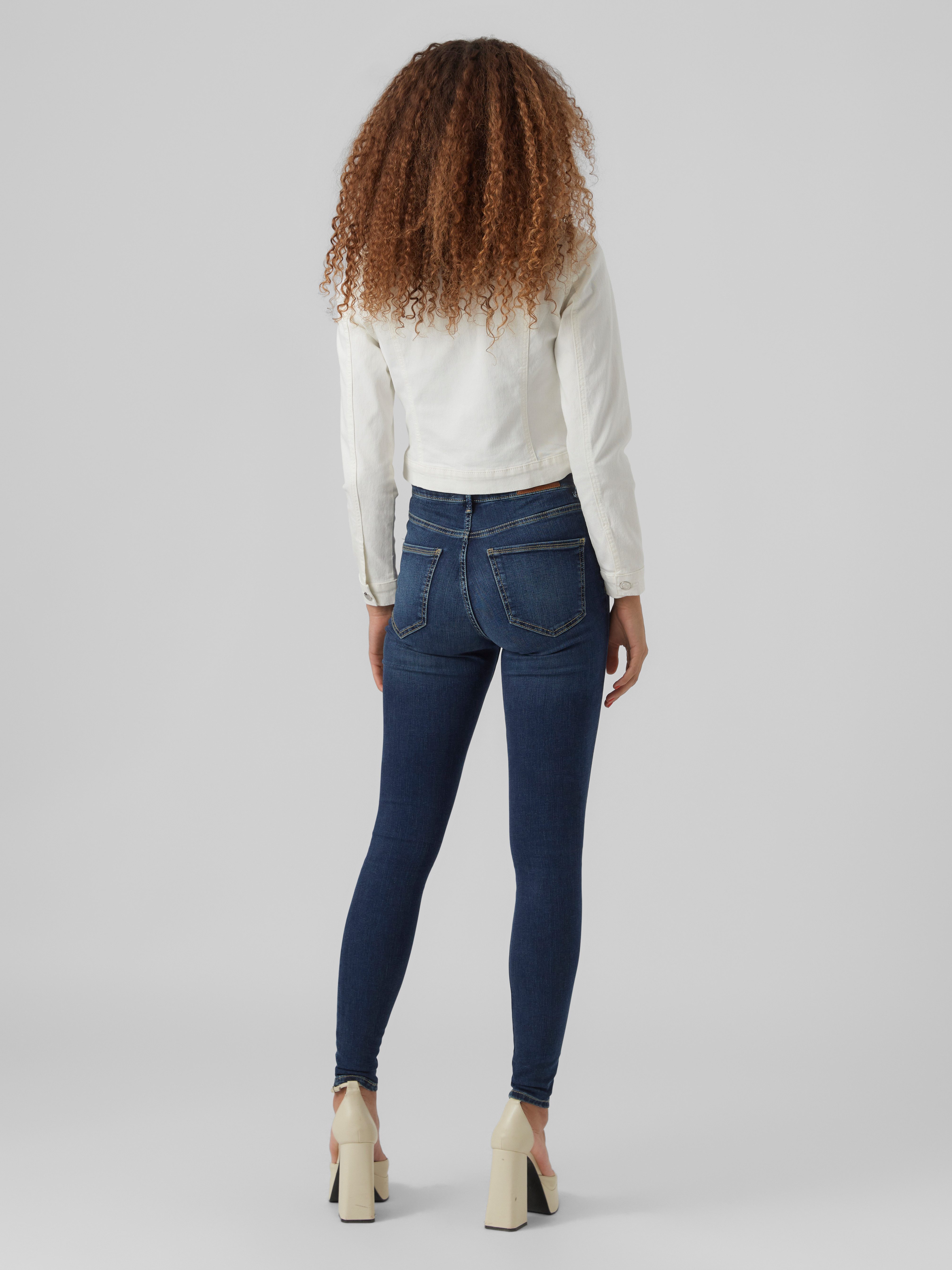 Vero Moda Jeansjack VMLUNA LS SLIM DNM JACKET MIX GA NOOS