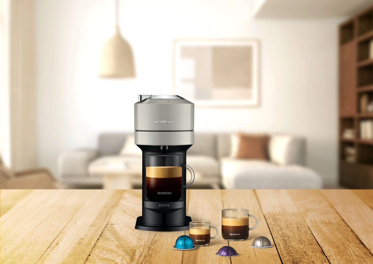 Nespresso Koffiecapsulemachine Vertuo Next Basic XN910B von Krups