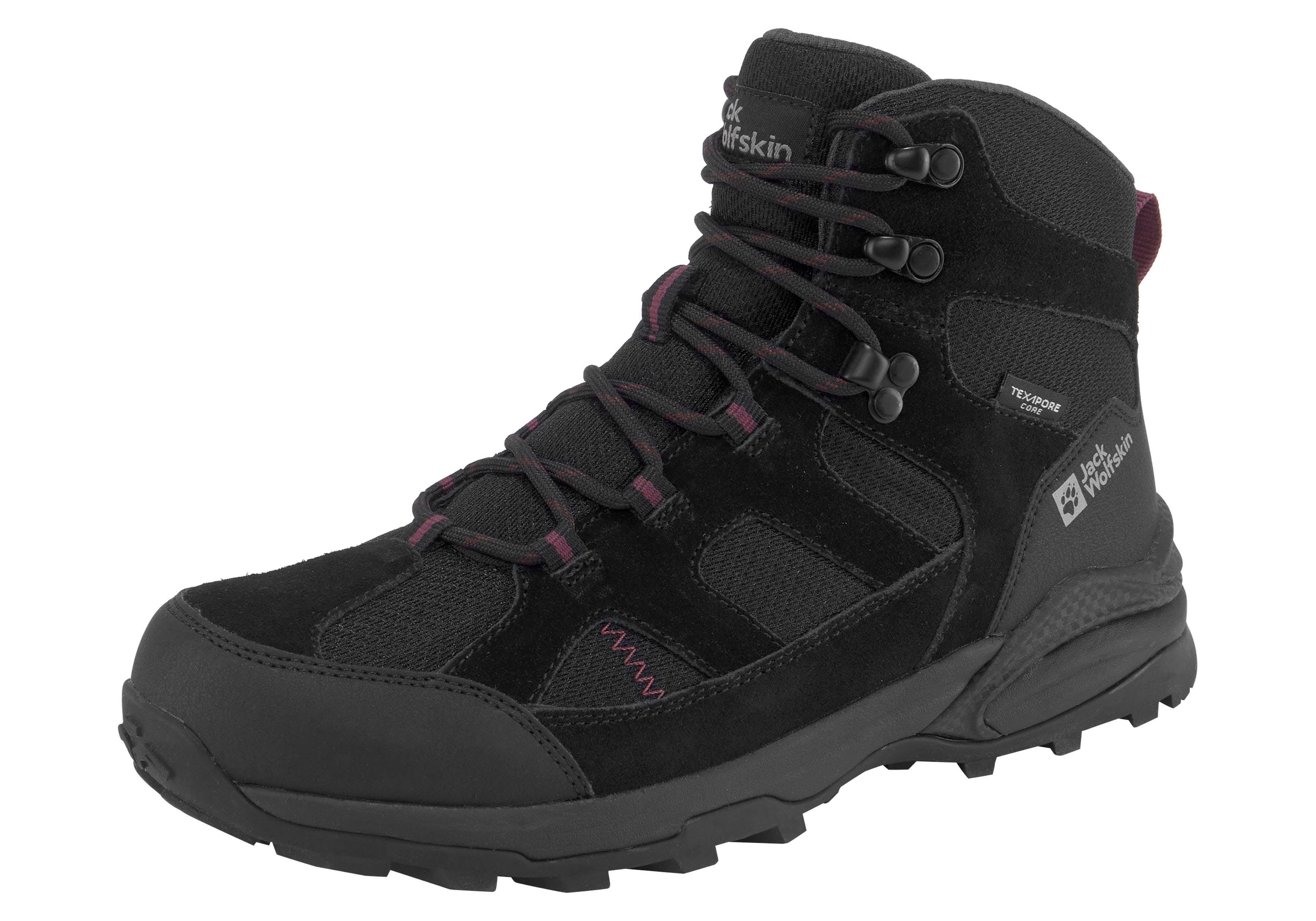 Jack Wolfskin Wandelschoenen TRAIL HIKER TEXAPORE MID W wandelschoenen maat 37,5 EU zwart