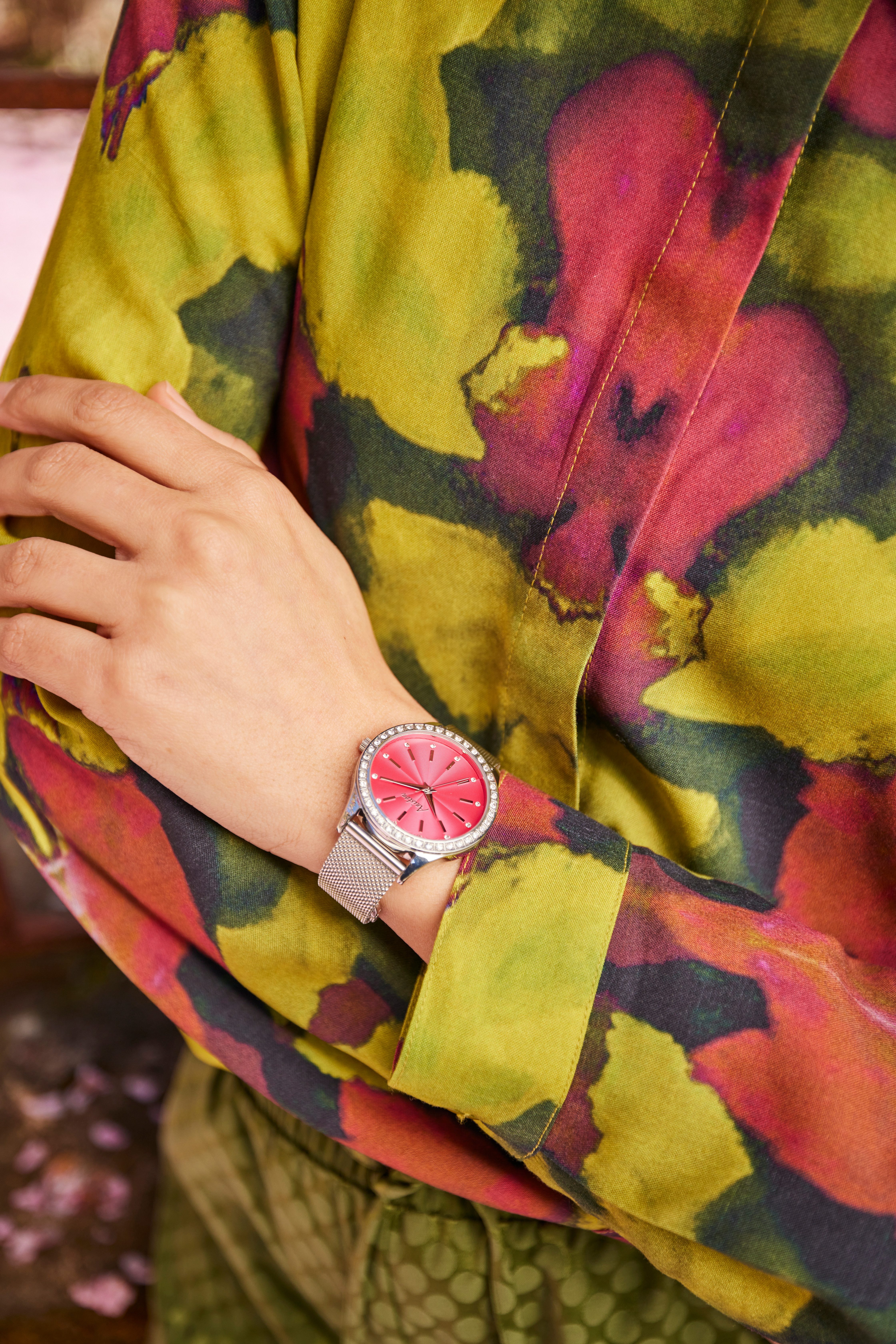 Aniston JEWELRY & WATCHES Kwartshorloge Horloge, dameshorloge, sieraadstenen, nieuwe collectie