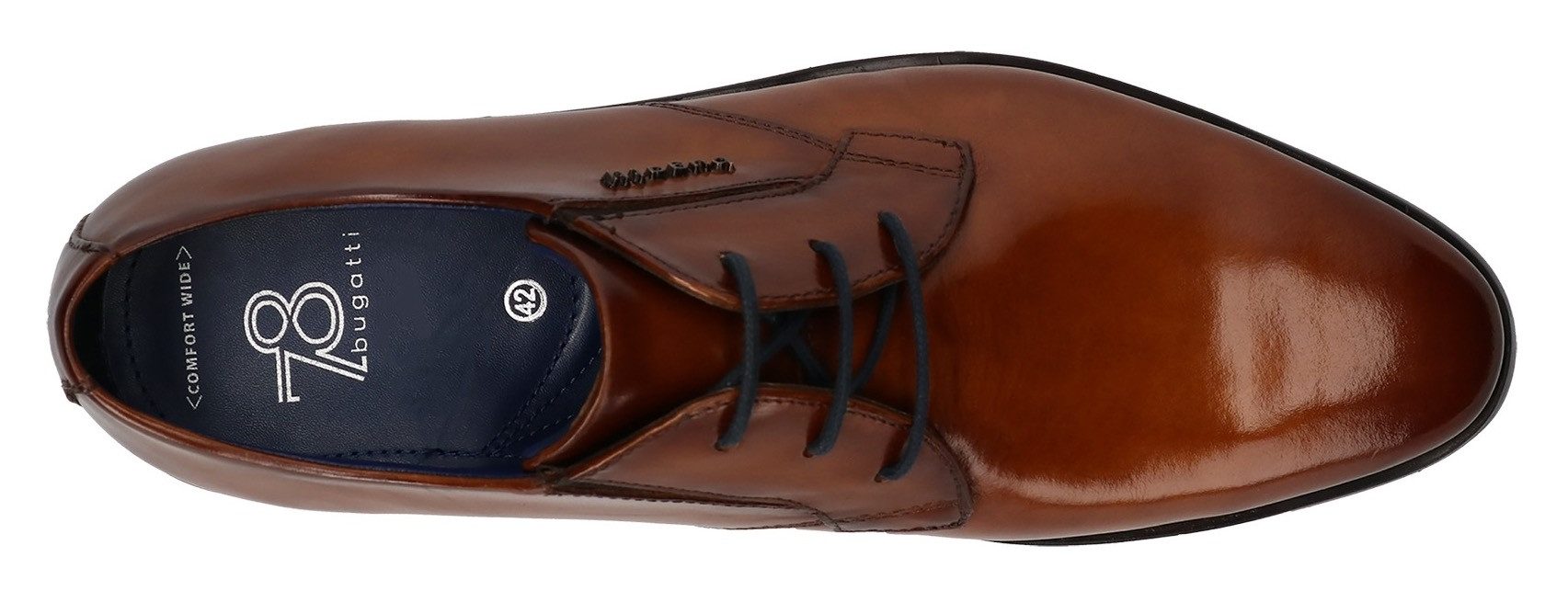 Bugatti Veterschoenen , blokhak, business schoen, avondschoen, feestelijke schoen met print