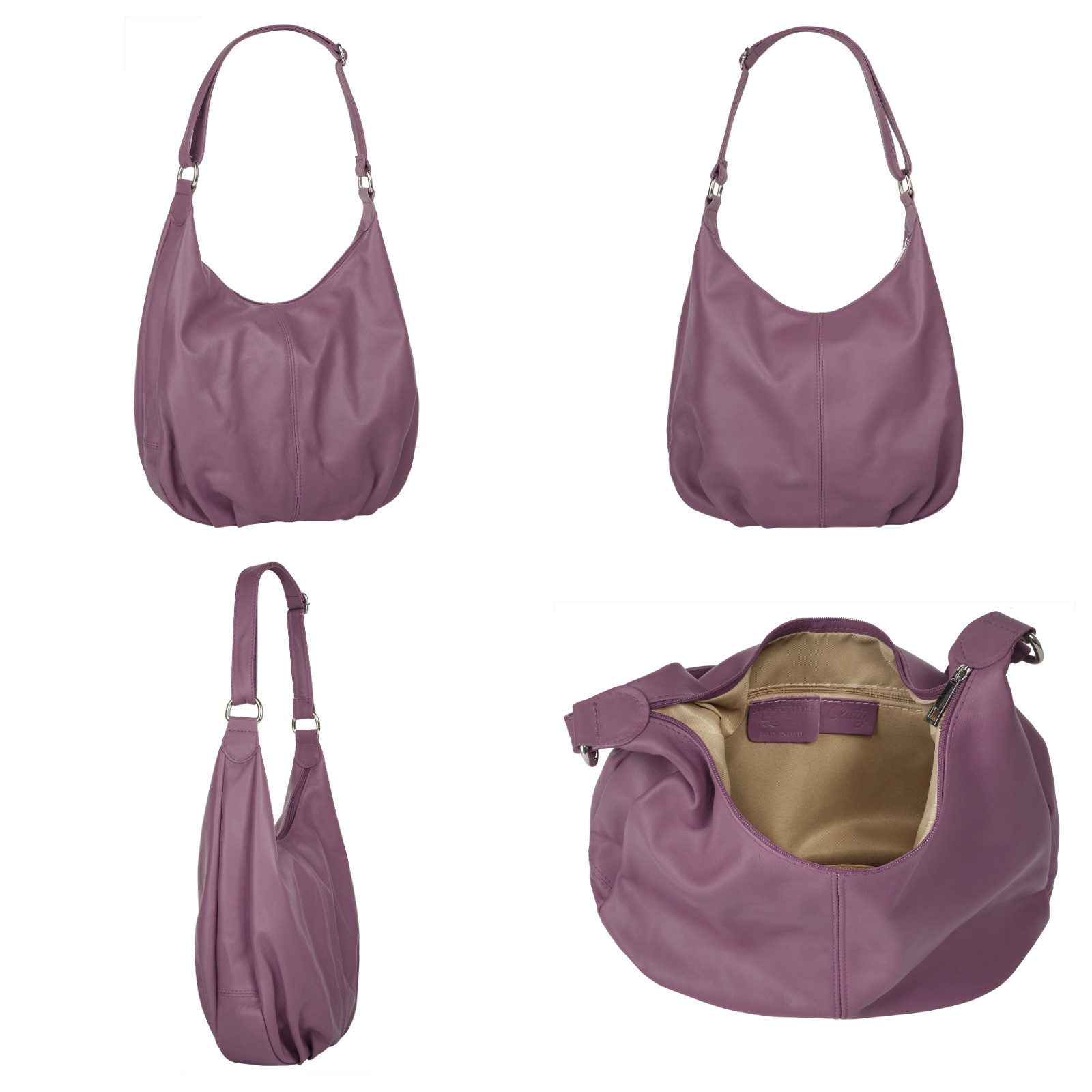Cluty Shopper echt leer, made in italy